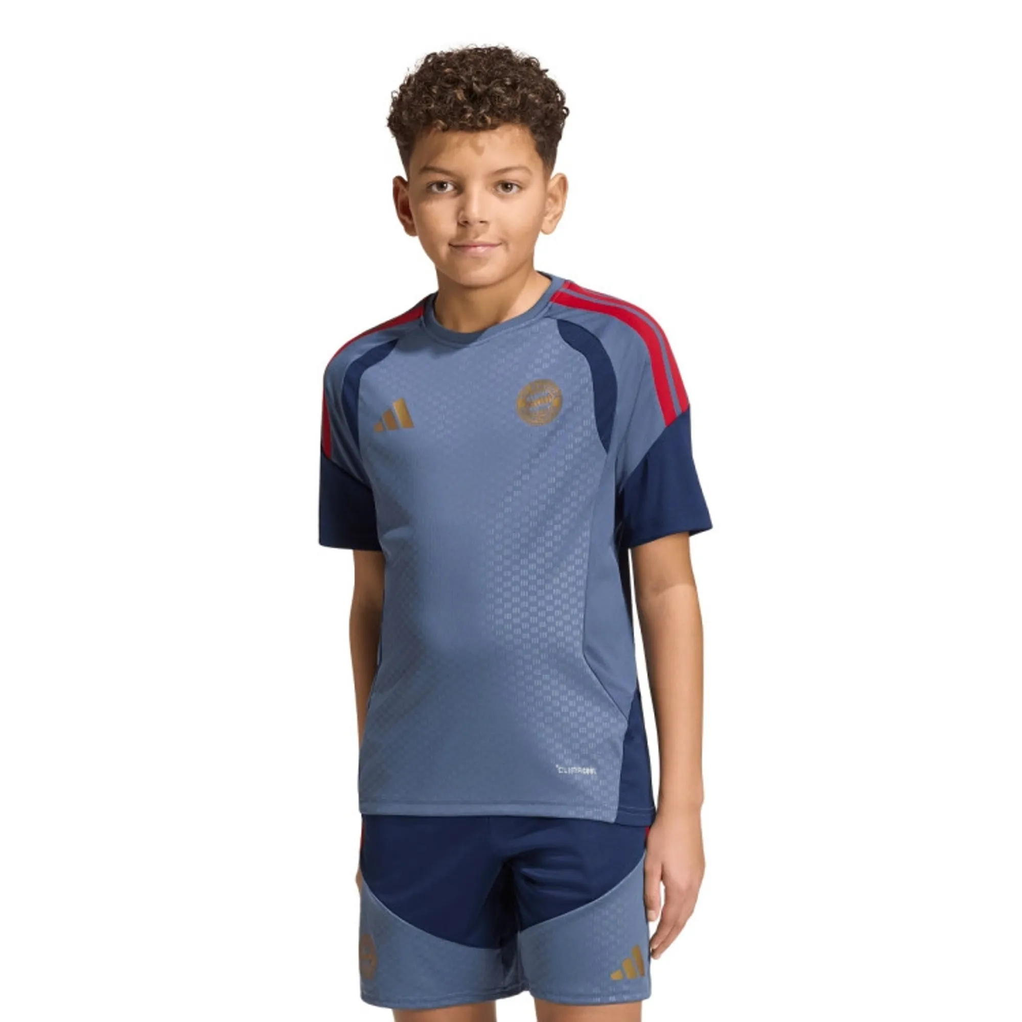 Bayern München Training T-Shirt Tiro 26 - Preloved Ink/Night Indigo Kids - ['Blue']