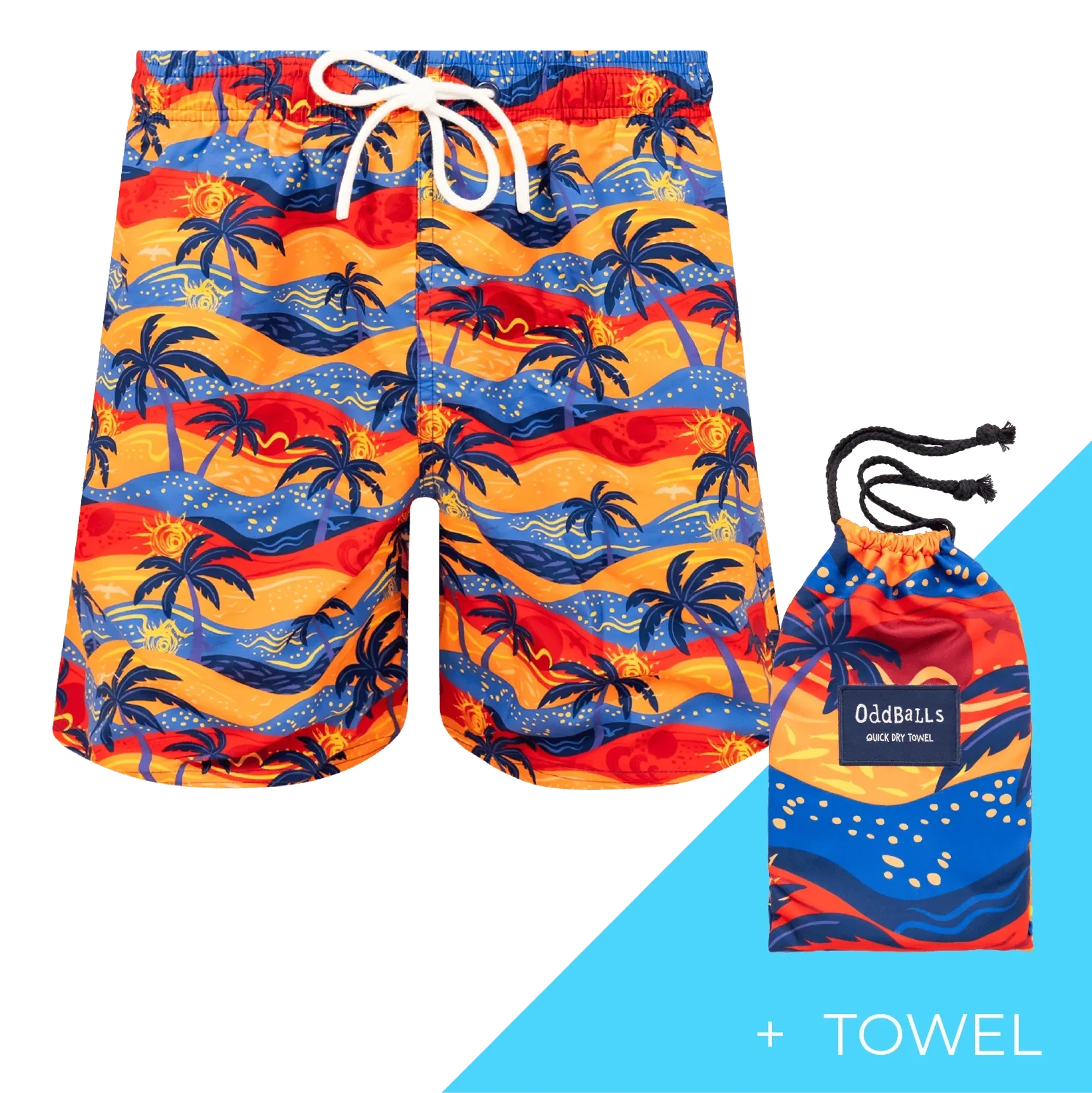 Oasis - Mens Swim Shorts & Towel Bundle