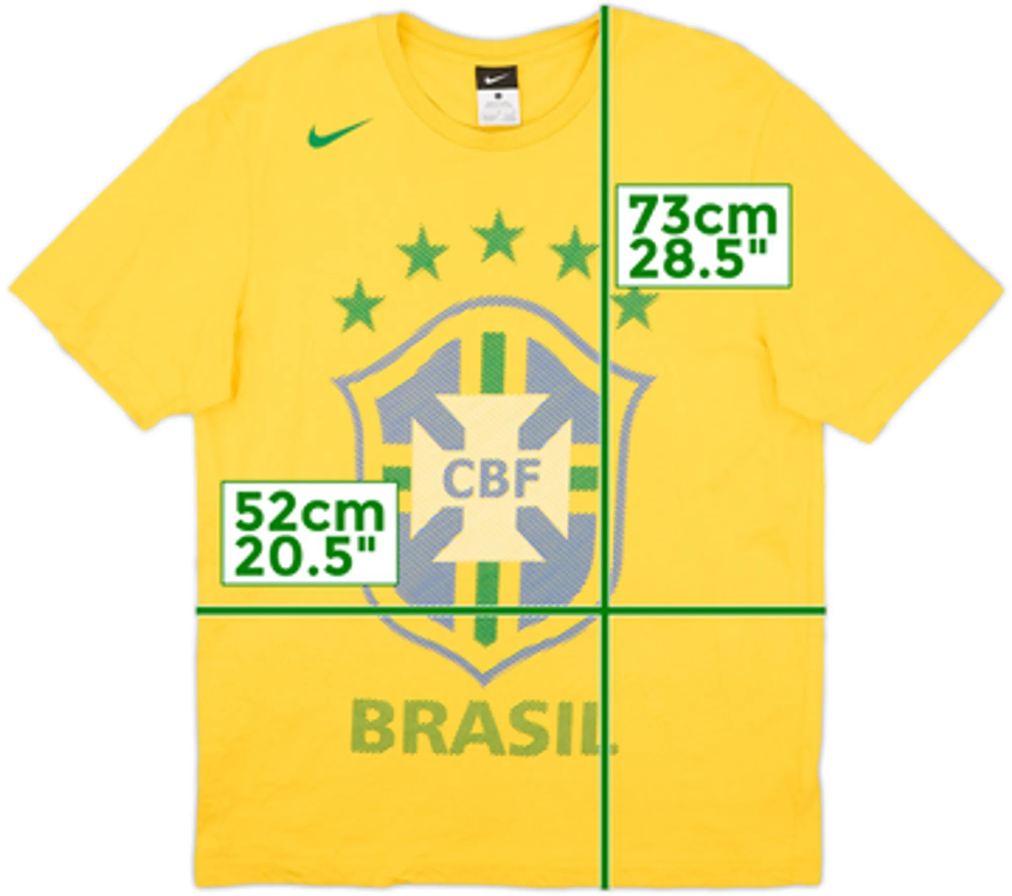 2010-11 Brazil Nike Graphic Tee - 9/10 - (L)