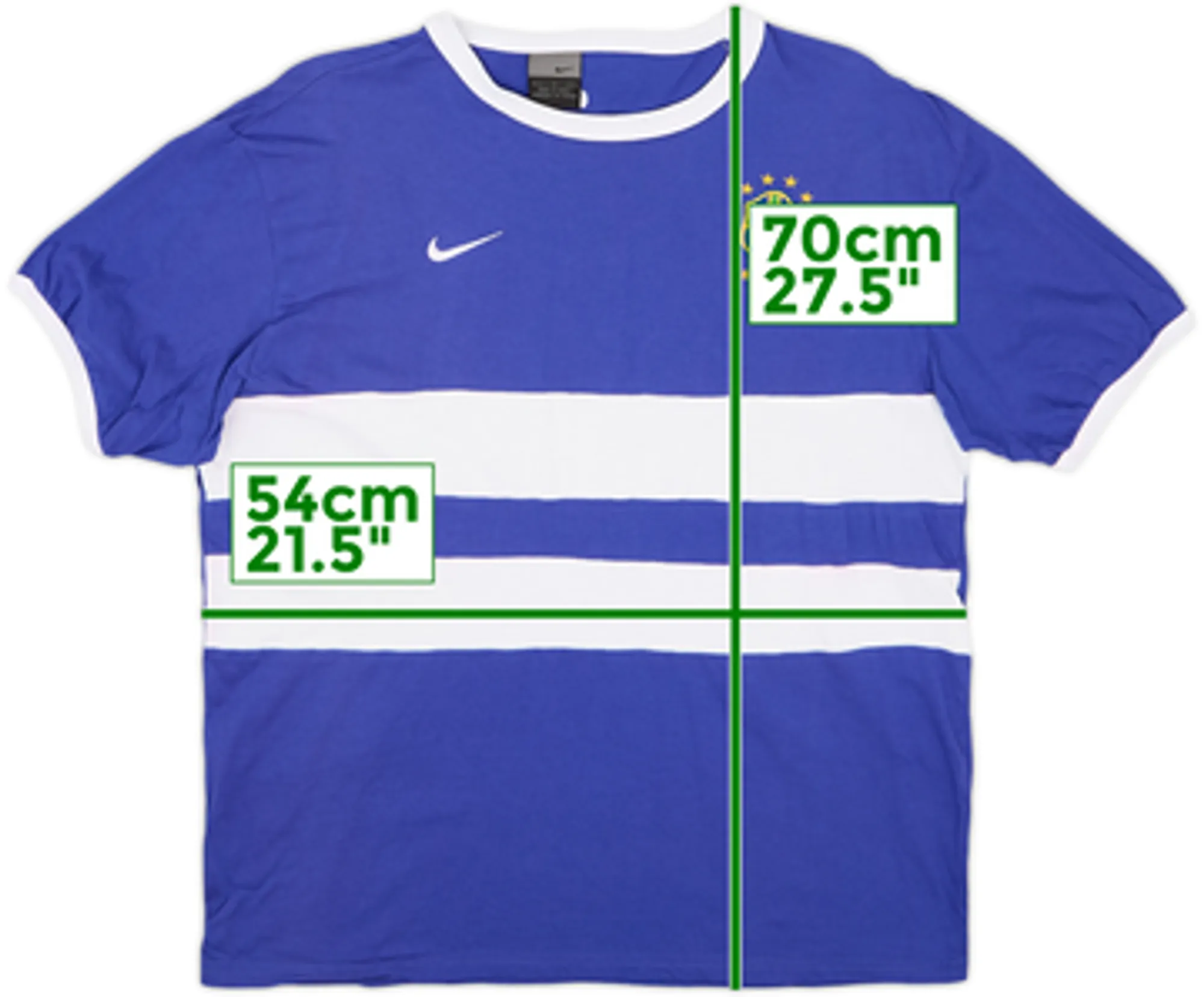 2002-03 Brazil Nike Cotton Tee - 6/10 - (L)