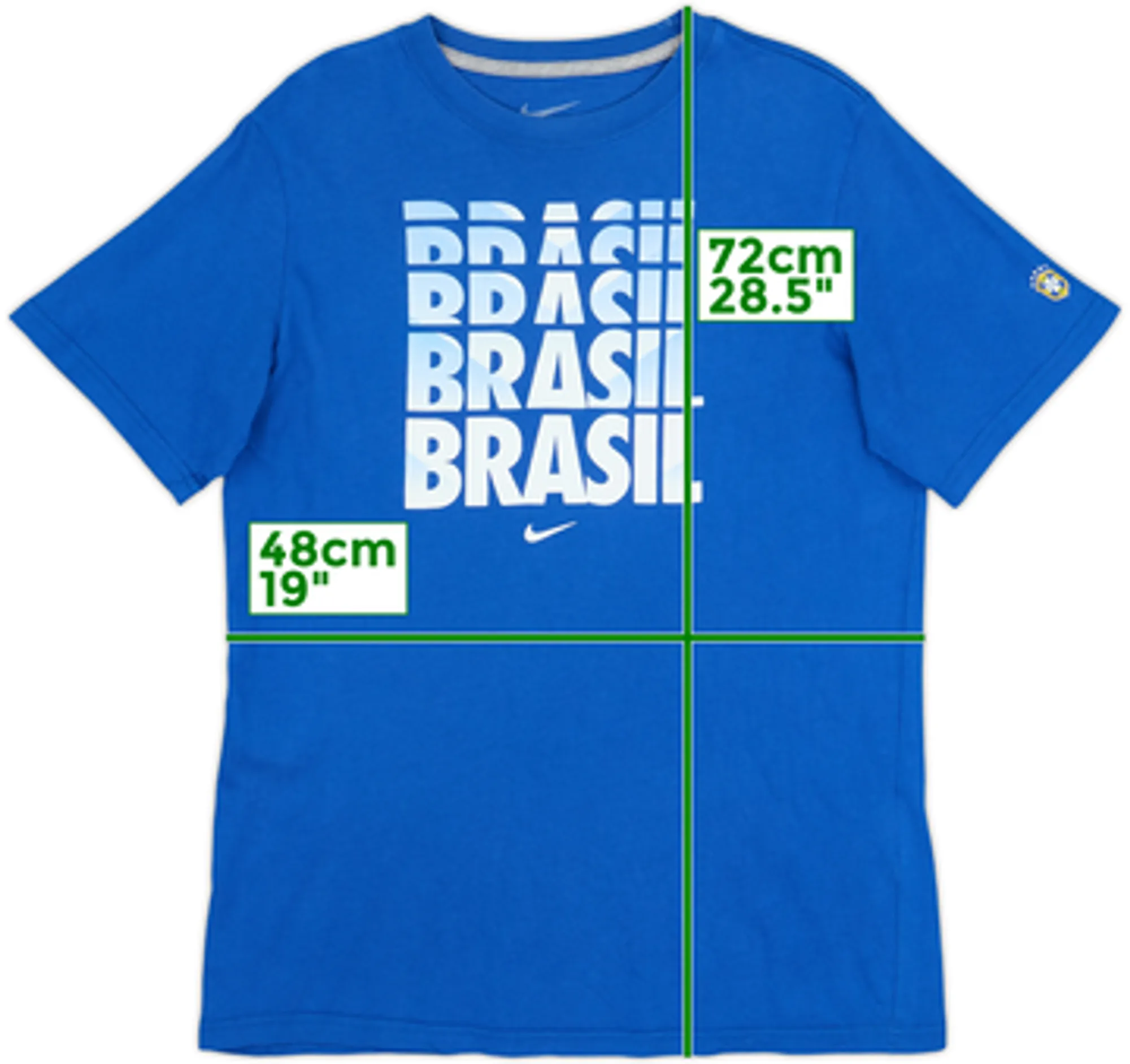 2014-15 Brazil Nike Graphic Tee - 10/10 - (XL.Boys)