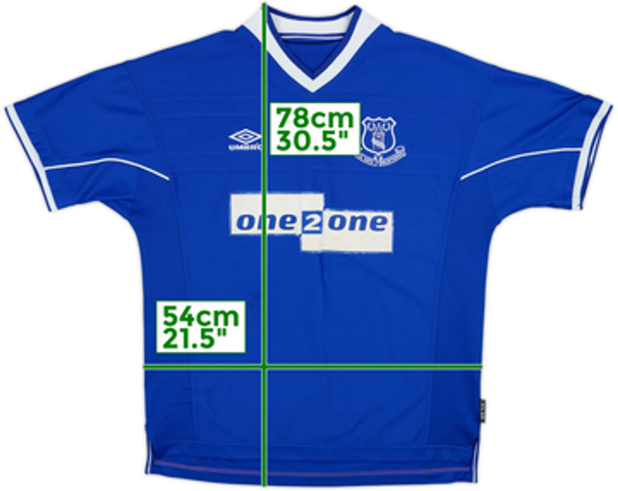 1999-00 Everton Home Shirt - 6/10 - (L)