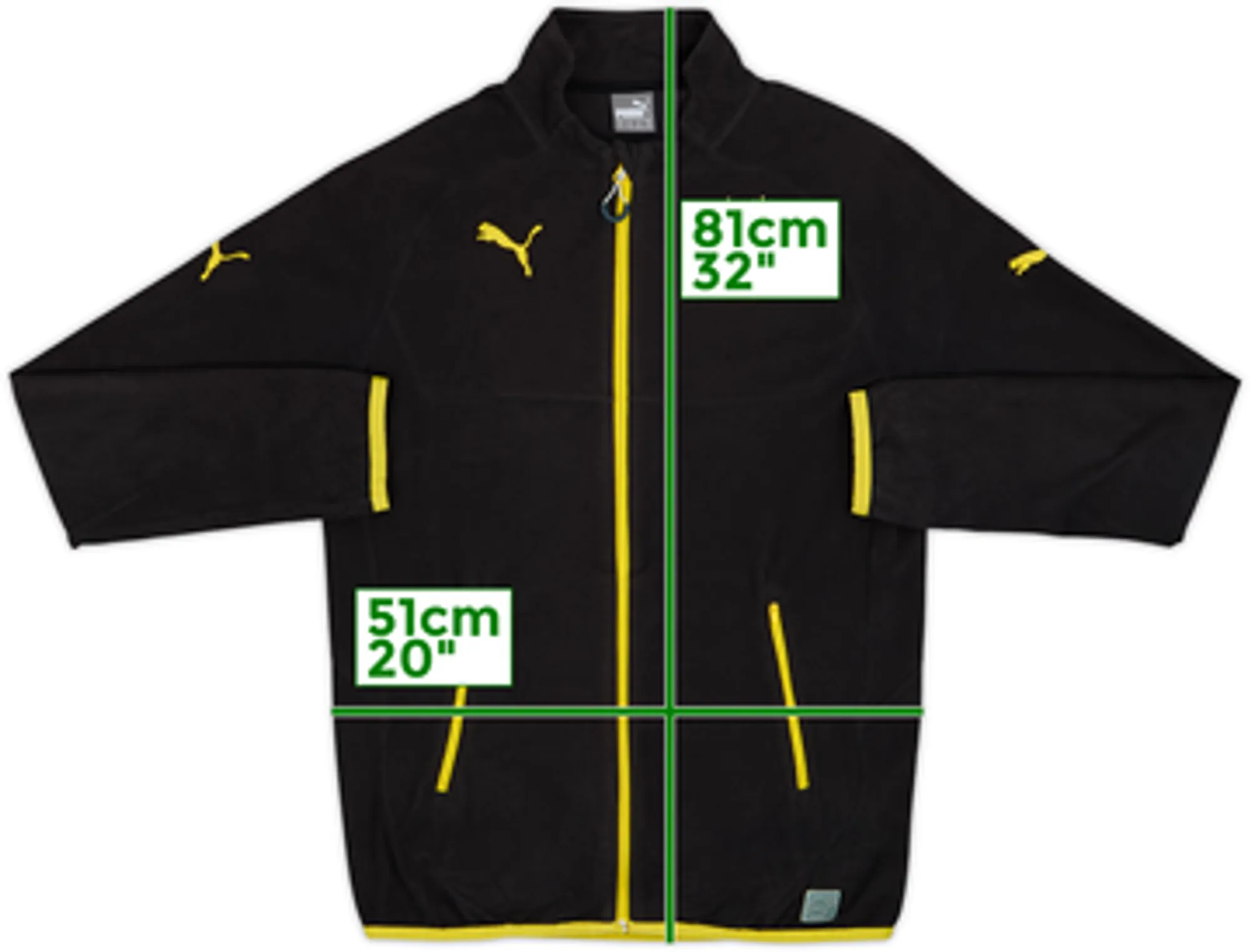 2015-16 Borussia Dortmund Puma Fleece Track Jacket - 5/10 - (M)