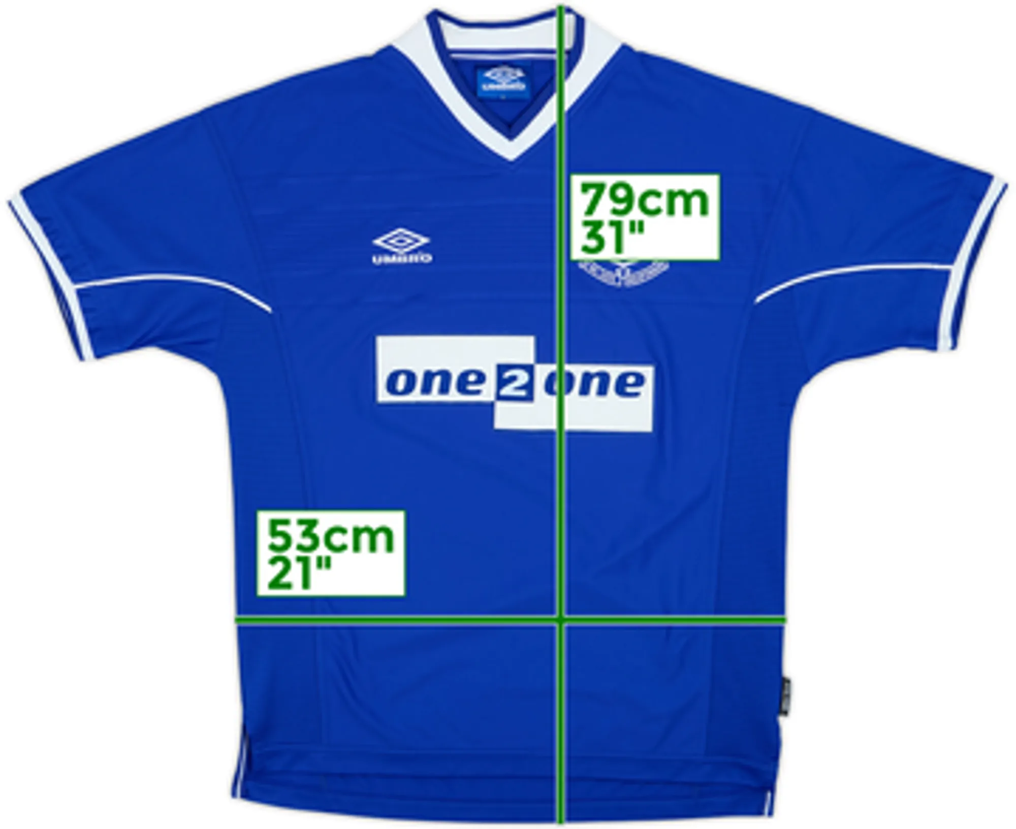 1999-00 Everton Home Shirt - 10/10 - (L)
