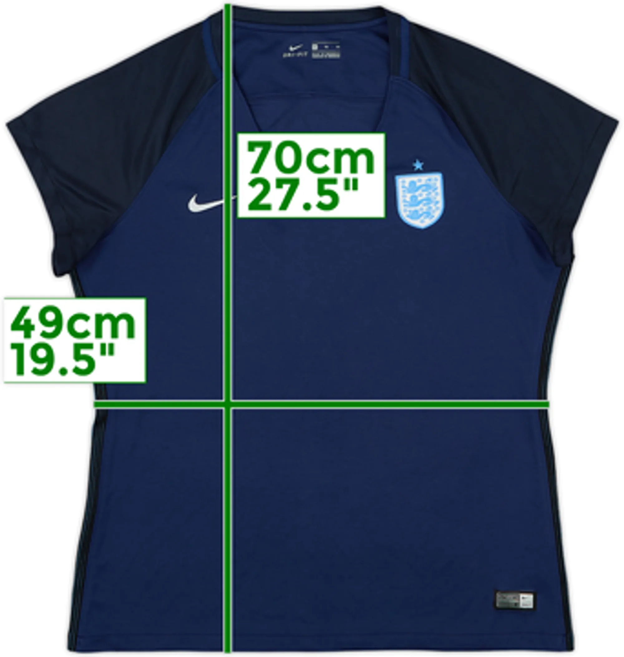 2017 England Away Shirt - 9/10 - (Women's XL)