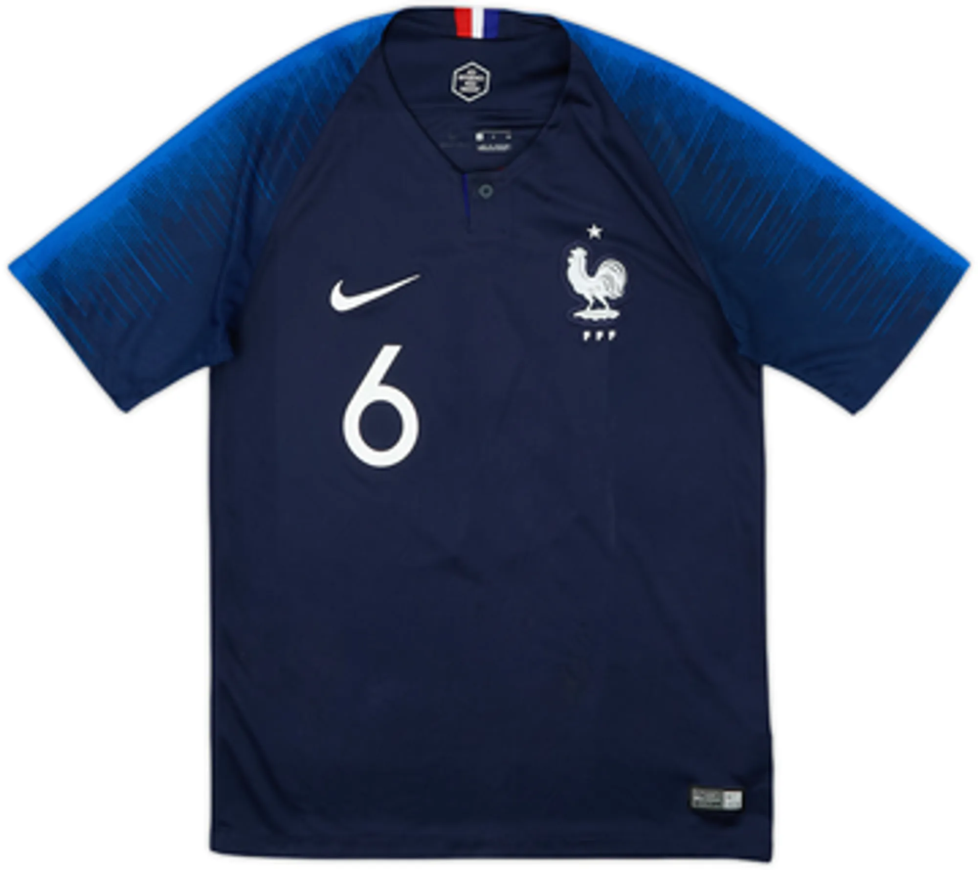 2018 France Home Shirt Pogba #6 - 7/10 - (S)