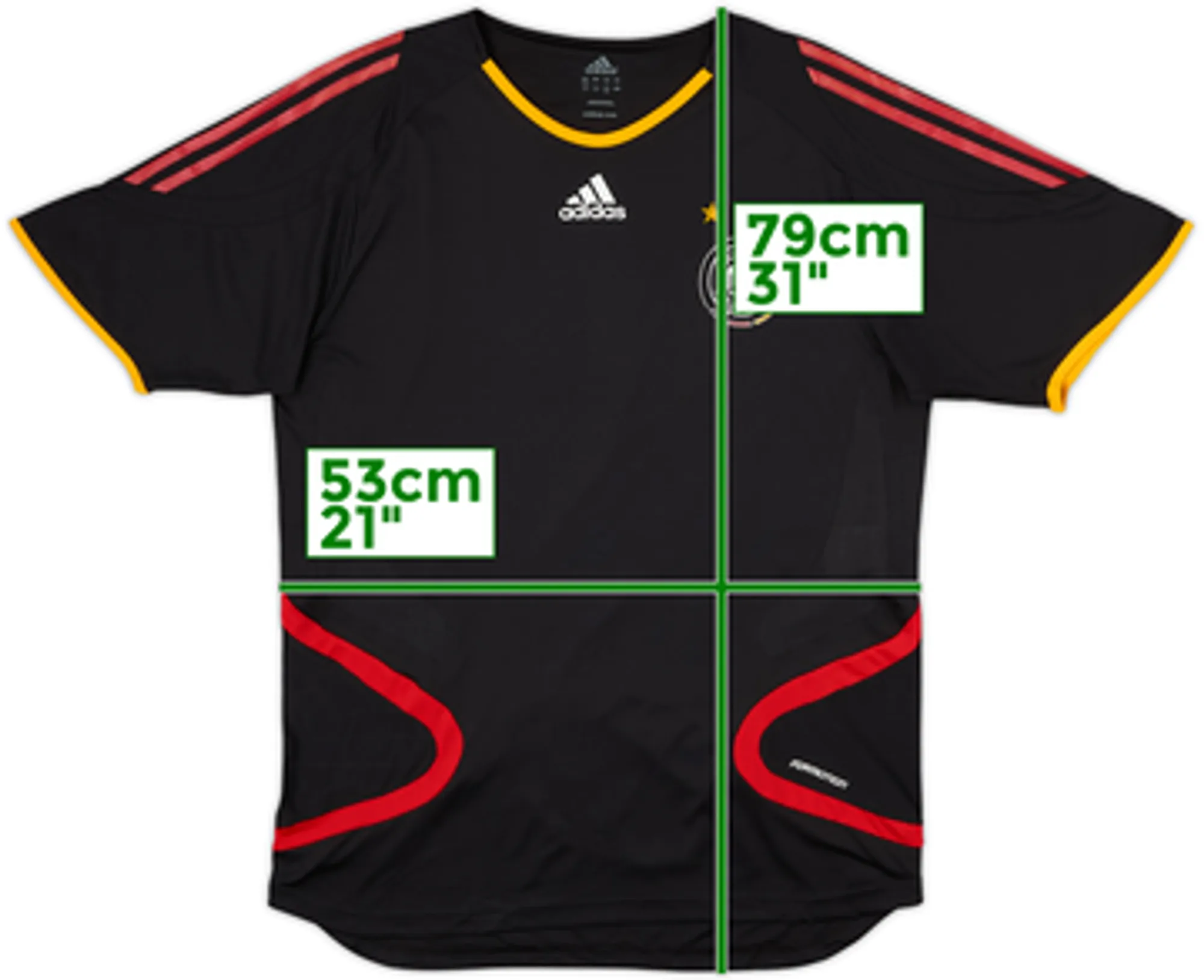 2005-06 Germany adidas Formotion Training Shirt - 8/10 - (L)