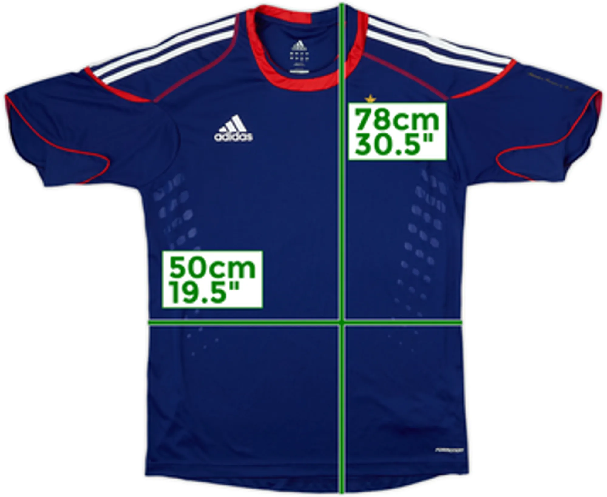 2010-11 France adidas Formotion Training Shirt - 9/10 - (L/XL)
