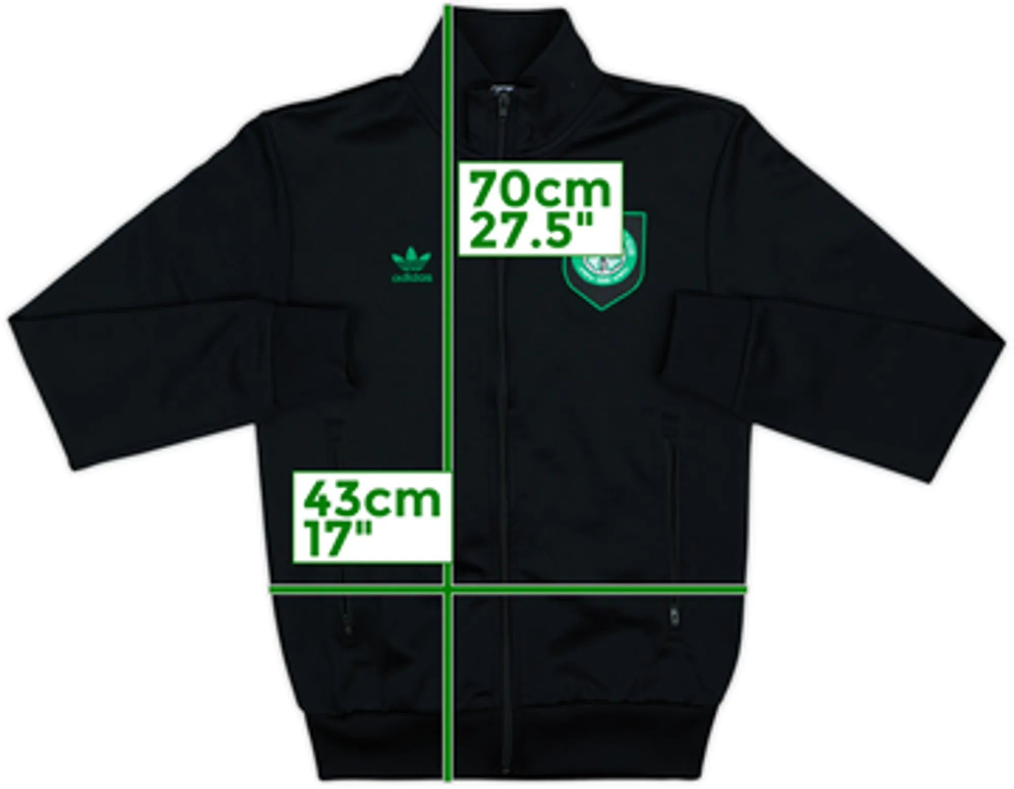 2022-23 Celtic adidas Originals Track Jacket - 8/10 - (XS)