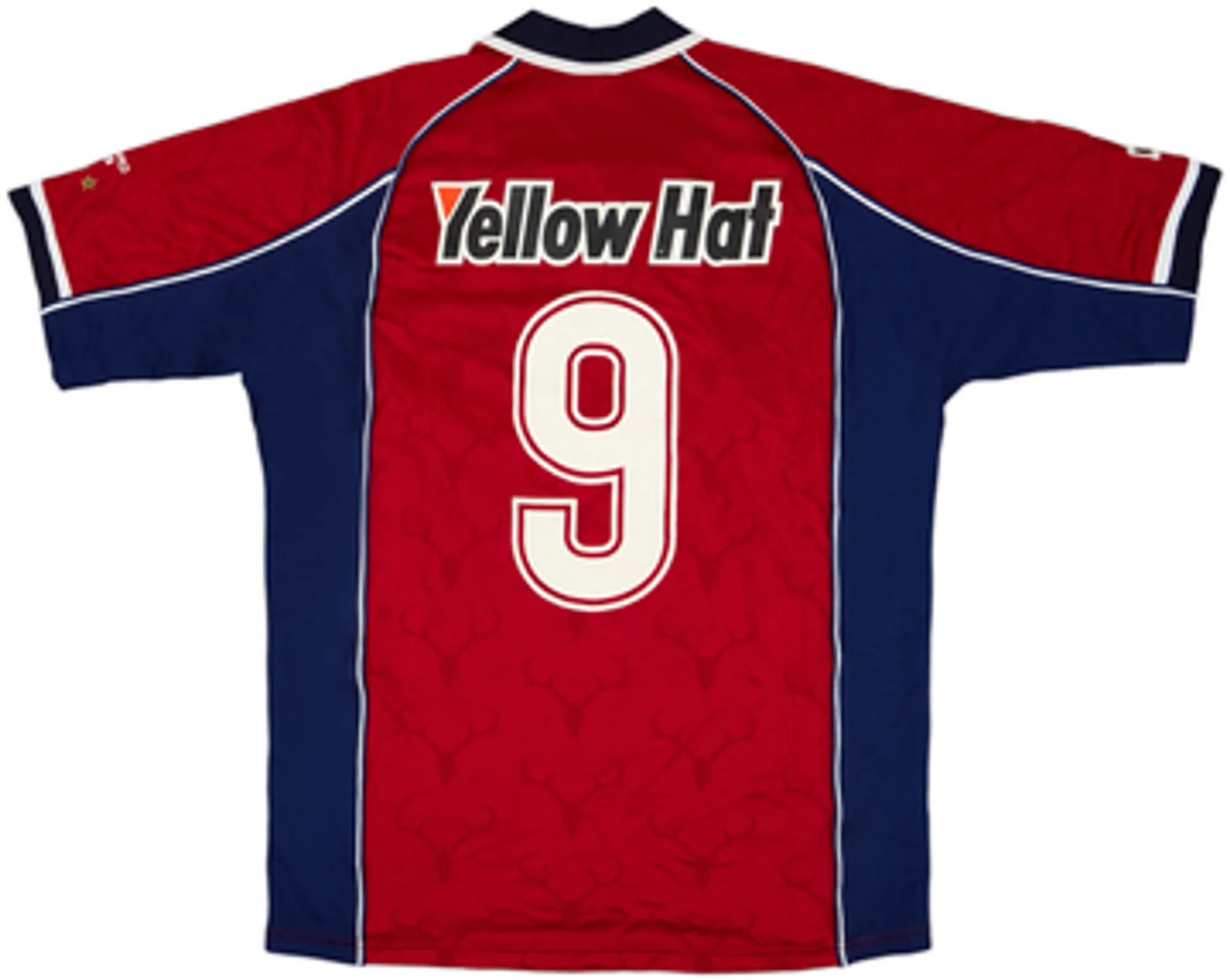 2001 Kashima Antlers Home Shirt #9 - 6/10 - (L)