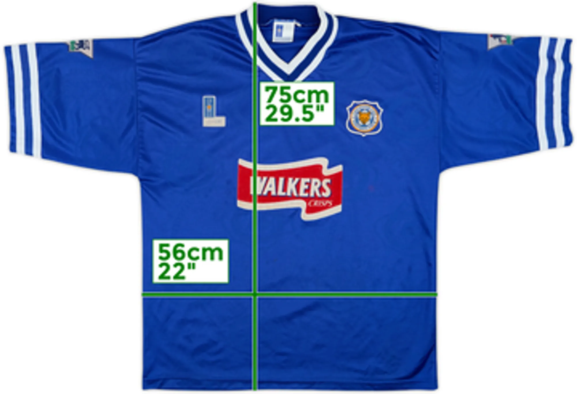 1996-98 Leicester Home Shirt - 7/10 - (L)