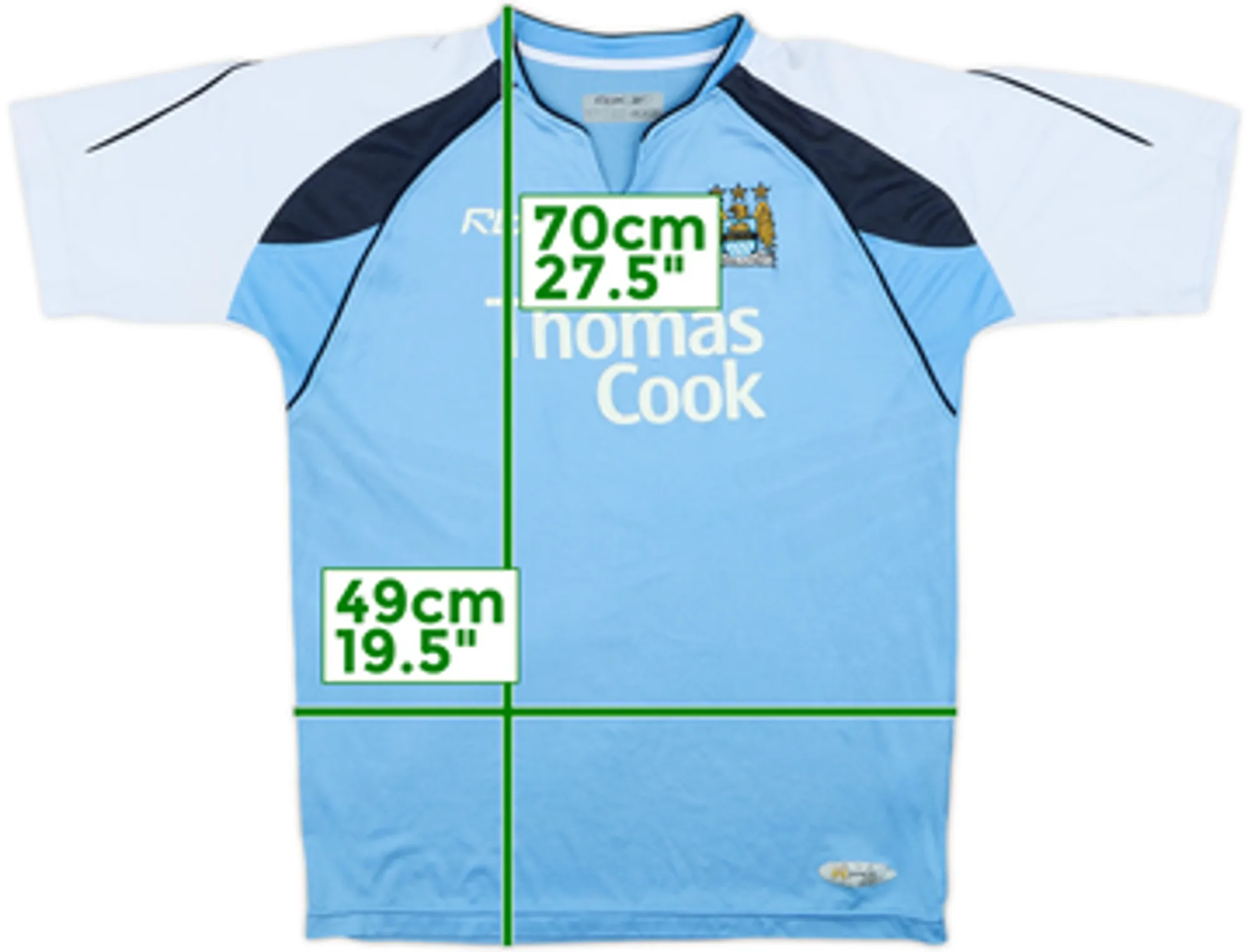 2006-07 Manchester City Home Shirt - 6/10 - (M)