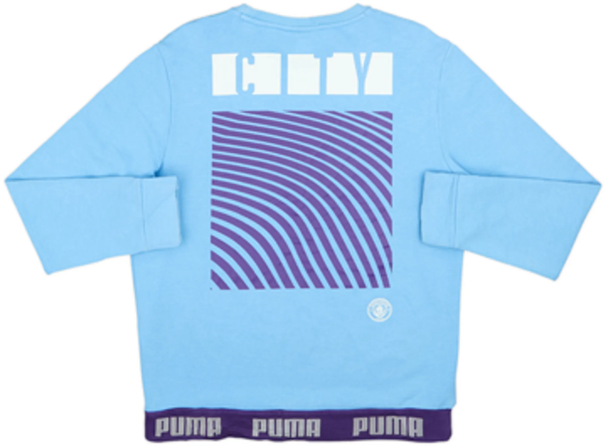 2019-20 Manchester City Puma Sweat Top - 6/10 - (M)