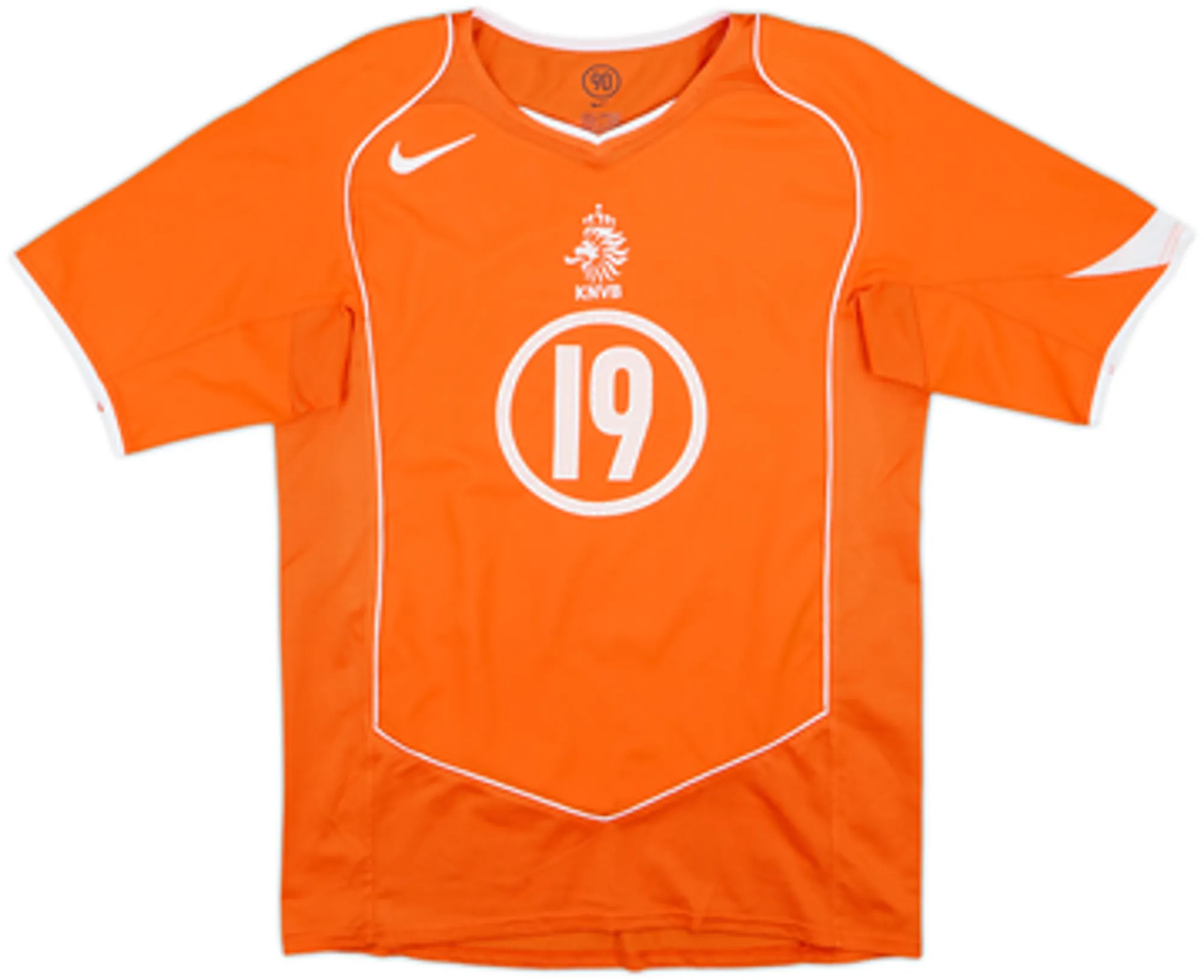 2004-06 Netherlands Home Shirt Robben #19 - 10/10 - (S)