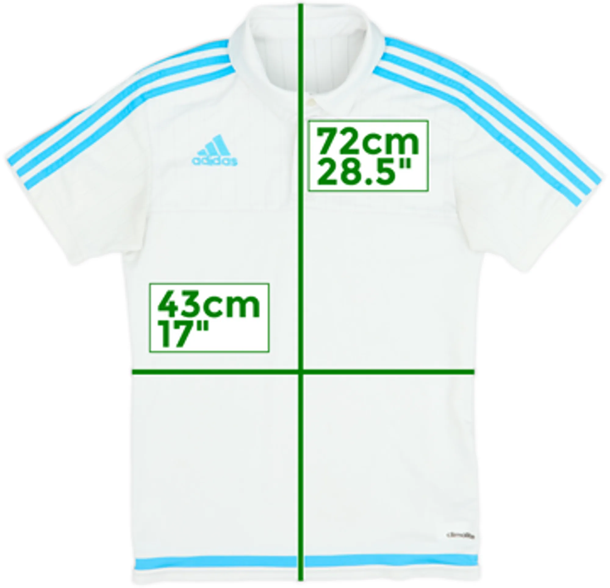 2015-16 Marseille adidas Polo Shirt - 5/10 - (S)