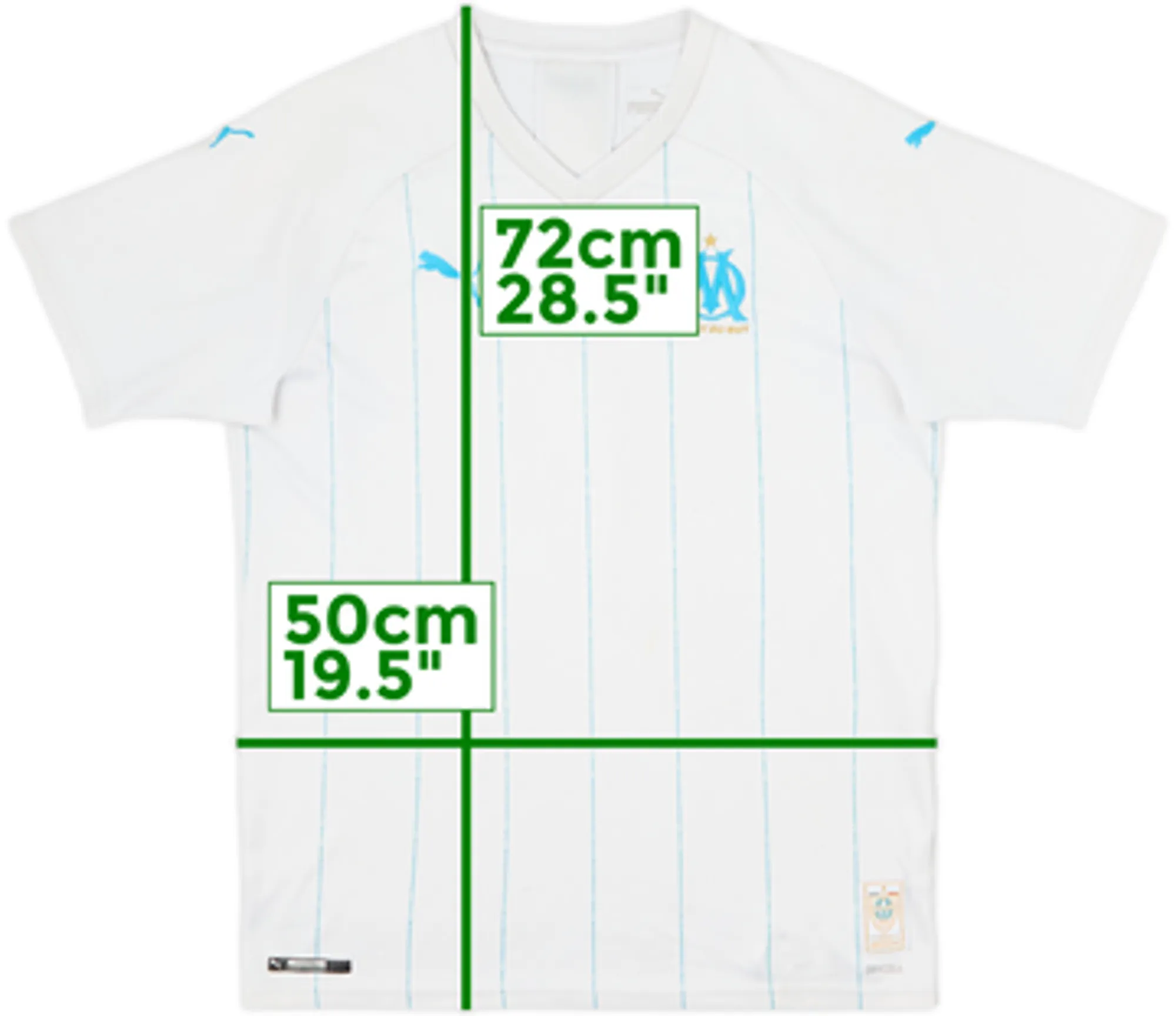 2019-20 Olympique Marseille Home Shirt - 4/10 - (M)