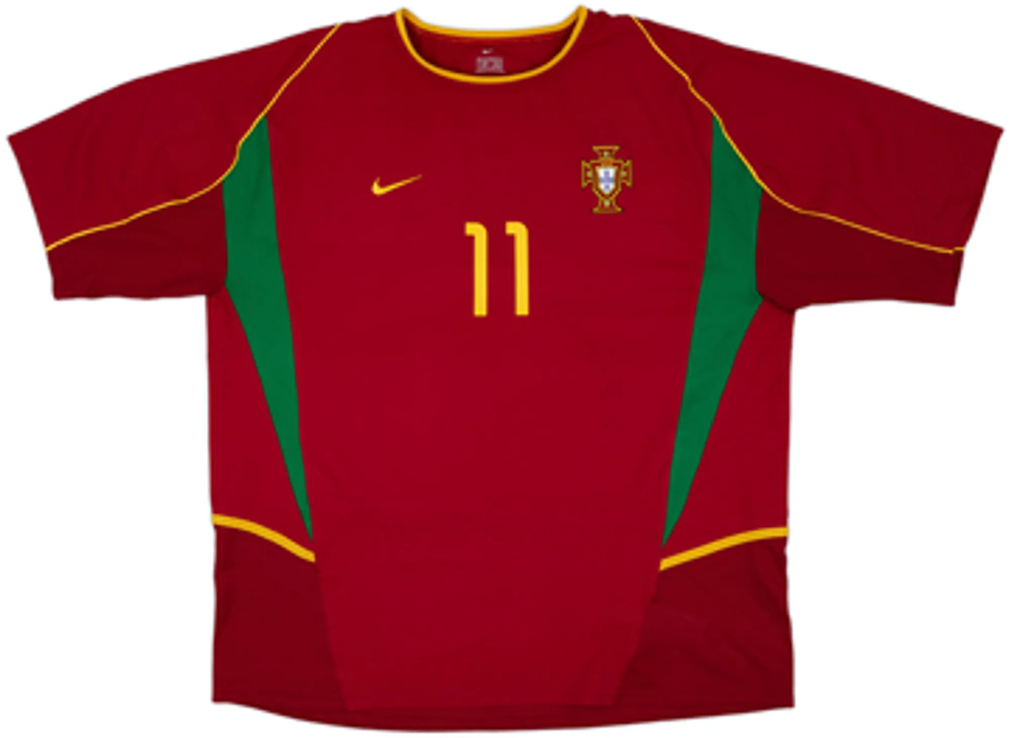 2002-04 Portugal Home Shirt C.Ronaldo #11 - 9/10 - (XL)
