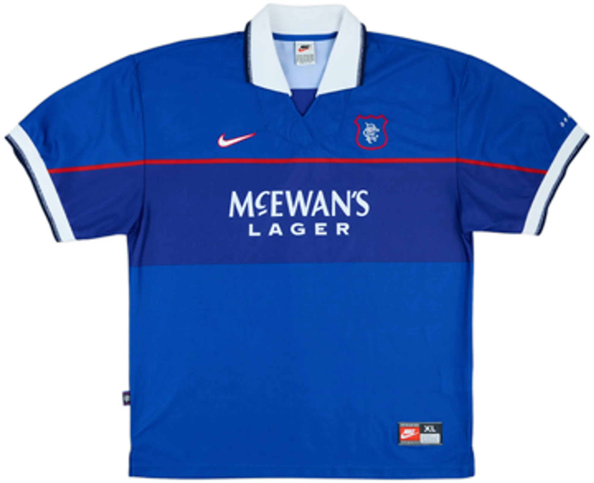 1997-99 Rangers Home Shirt Negri #9EL