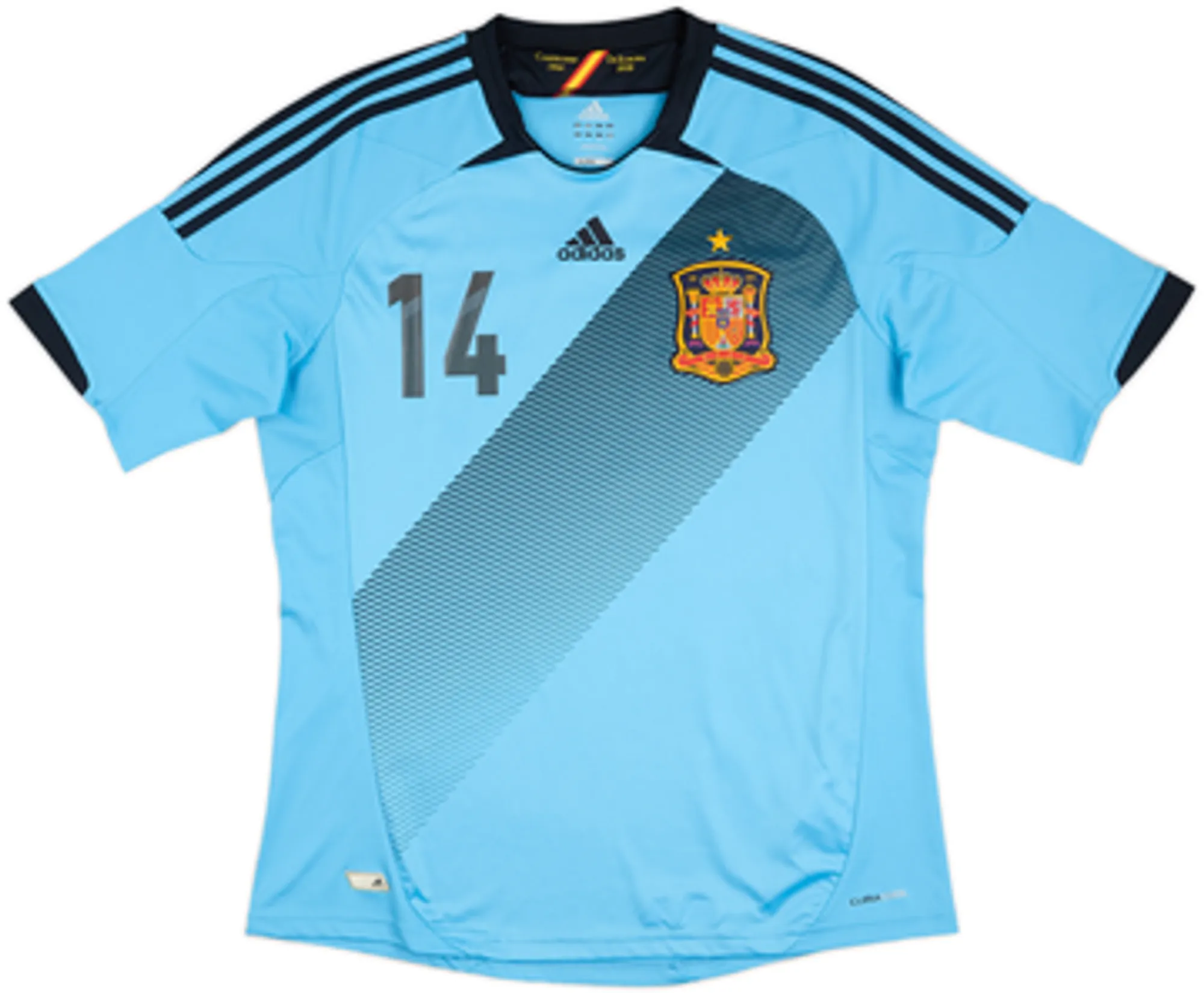 2012-14 Spain Away Shirt Soldado #14 - 8/10 - (L)