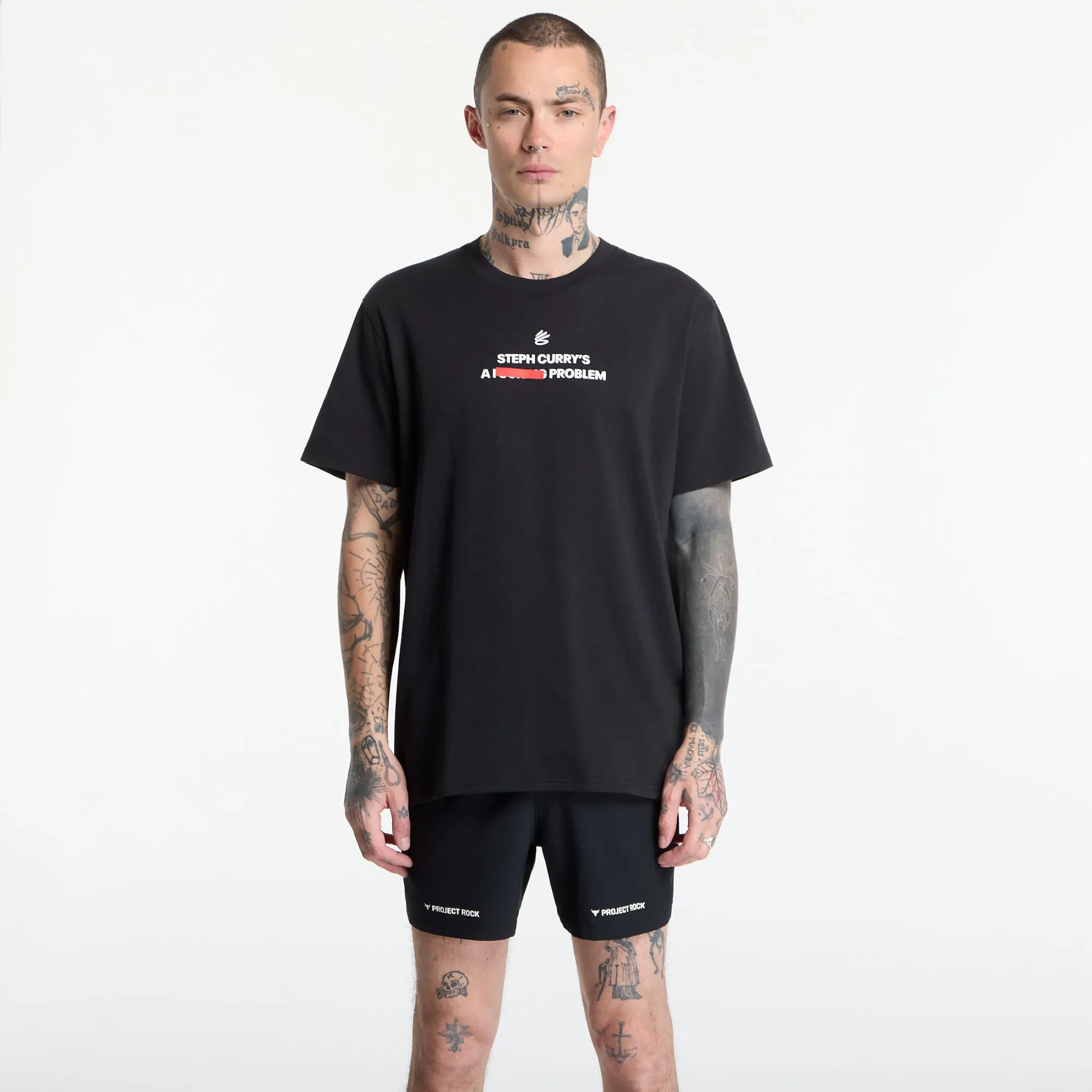 T-Shirt Under Armour Curry Quote Tee Black M