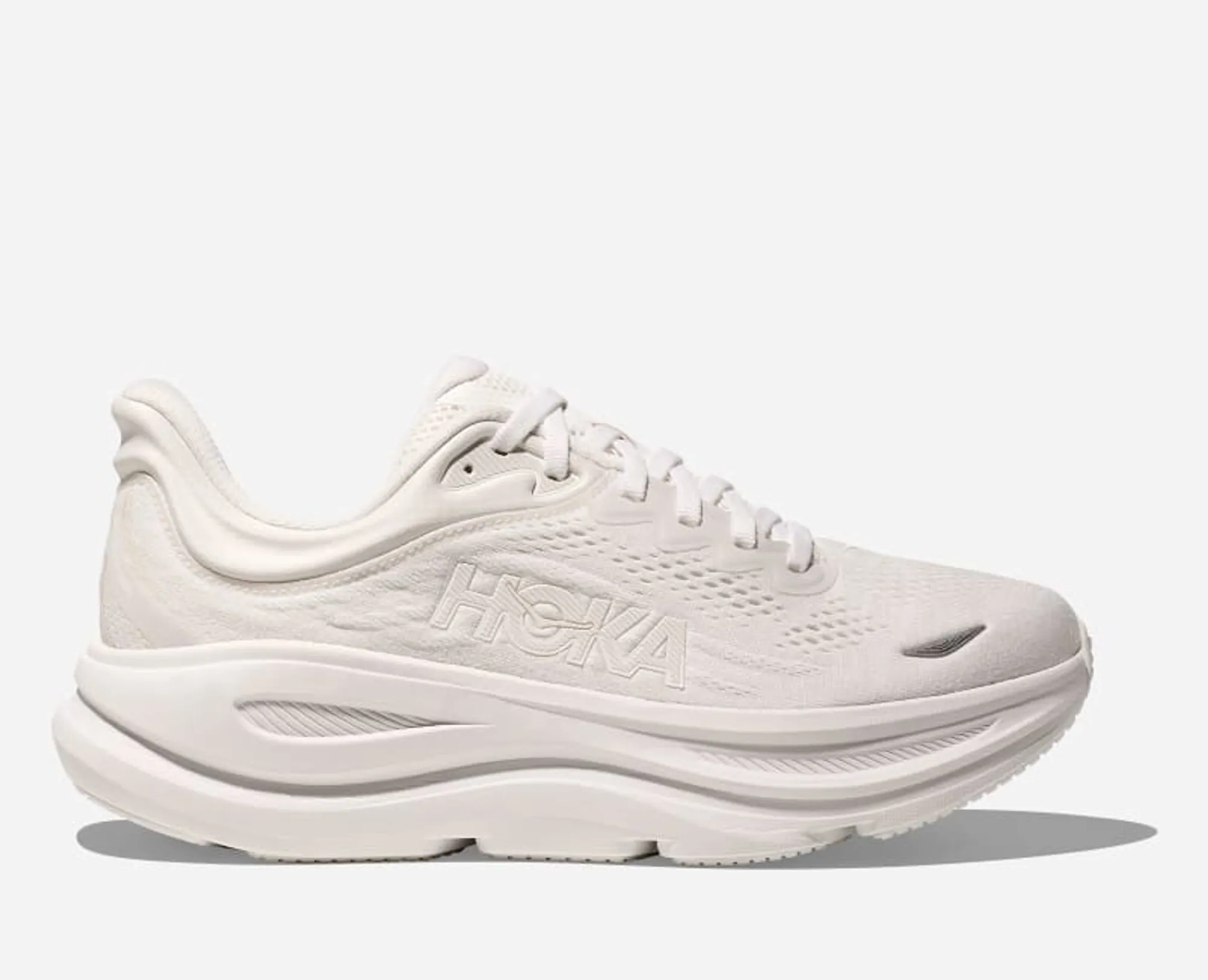 Hoka Women's Bondi 9 Road Running Shoes In White