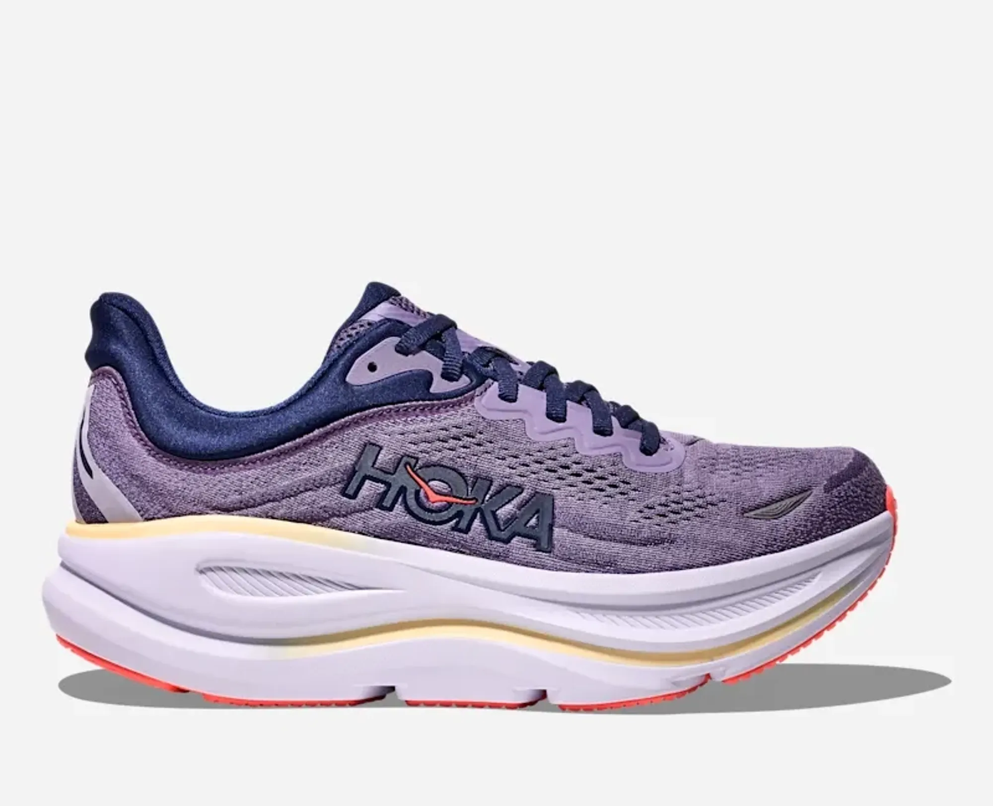 Hoka Women's Bondi 9 Road Running Shoes In Berry Jam/Berry Patch