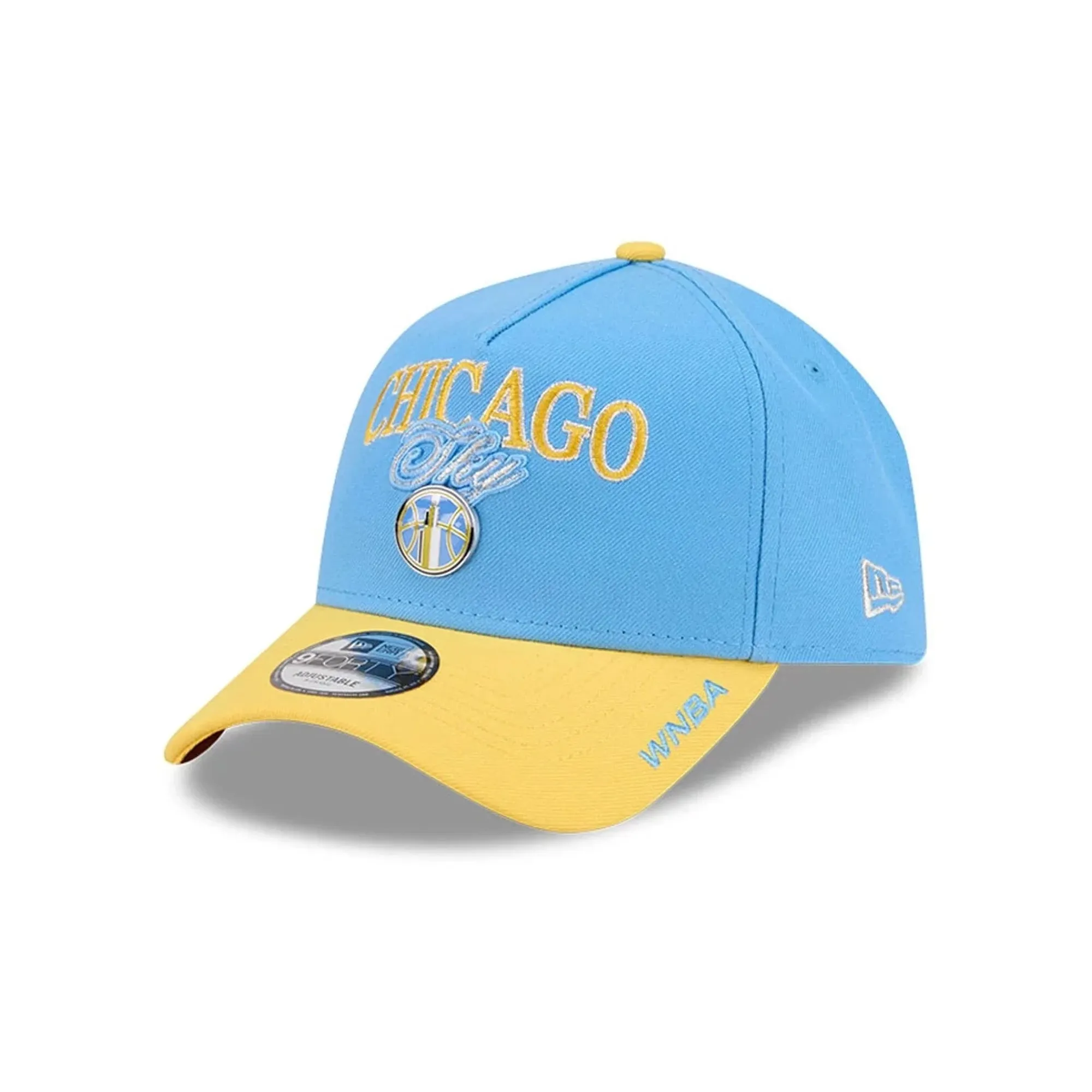 Chicago Sky WNBA Tip Off 2026 Light Blue 9FORTY A-Frame Adjustable Cap New Era Cap adult unisex