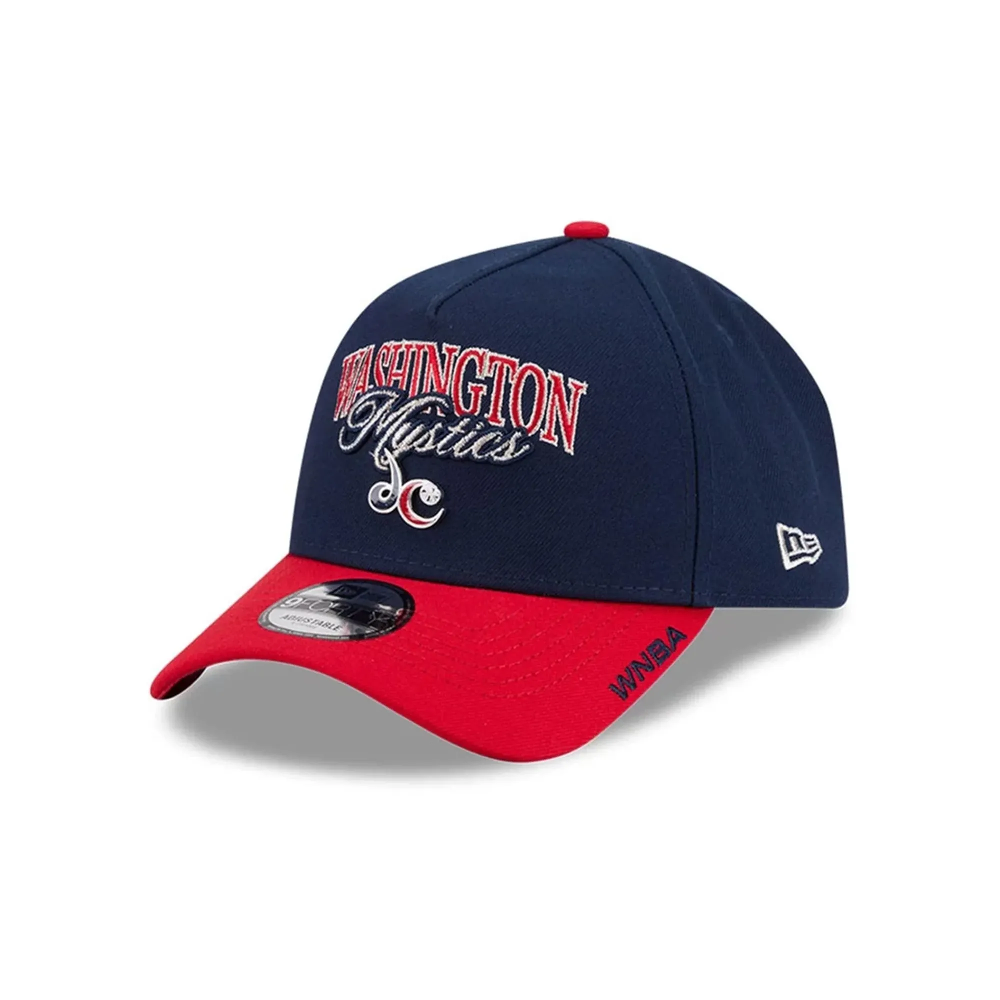 Washington Mystics WNBA Tip Off 2026 Navy 9FORTY A-Frame Adjustable Cap New Era Cap adult unisex