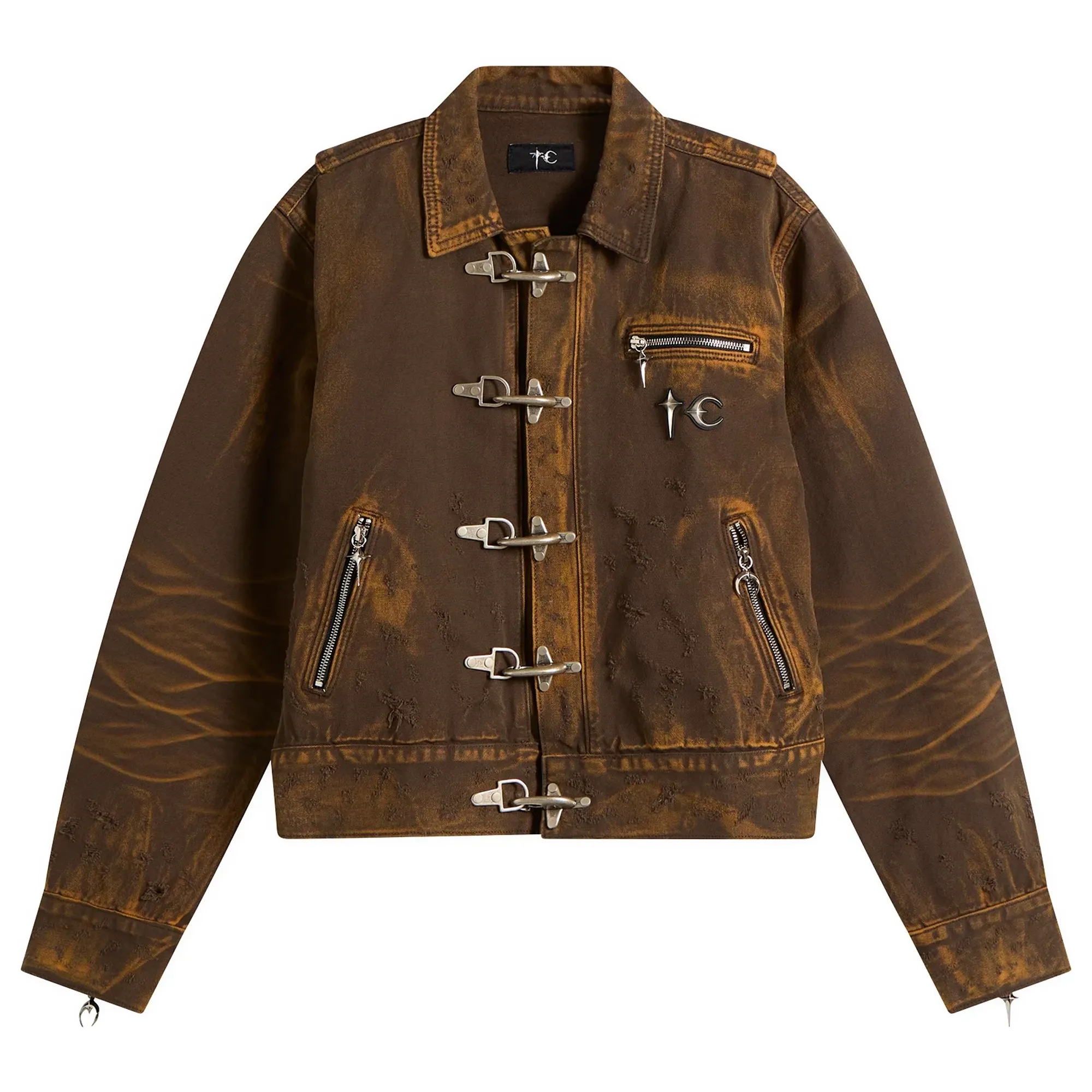 Thug Club Men's Cotton Jacket Olive
