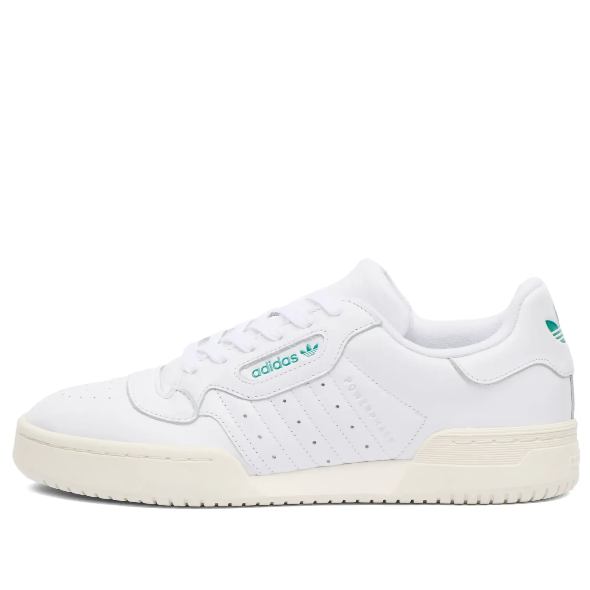 Adidas Men's Powerphase Sneaker White/Green/Off-White