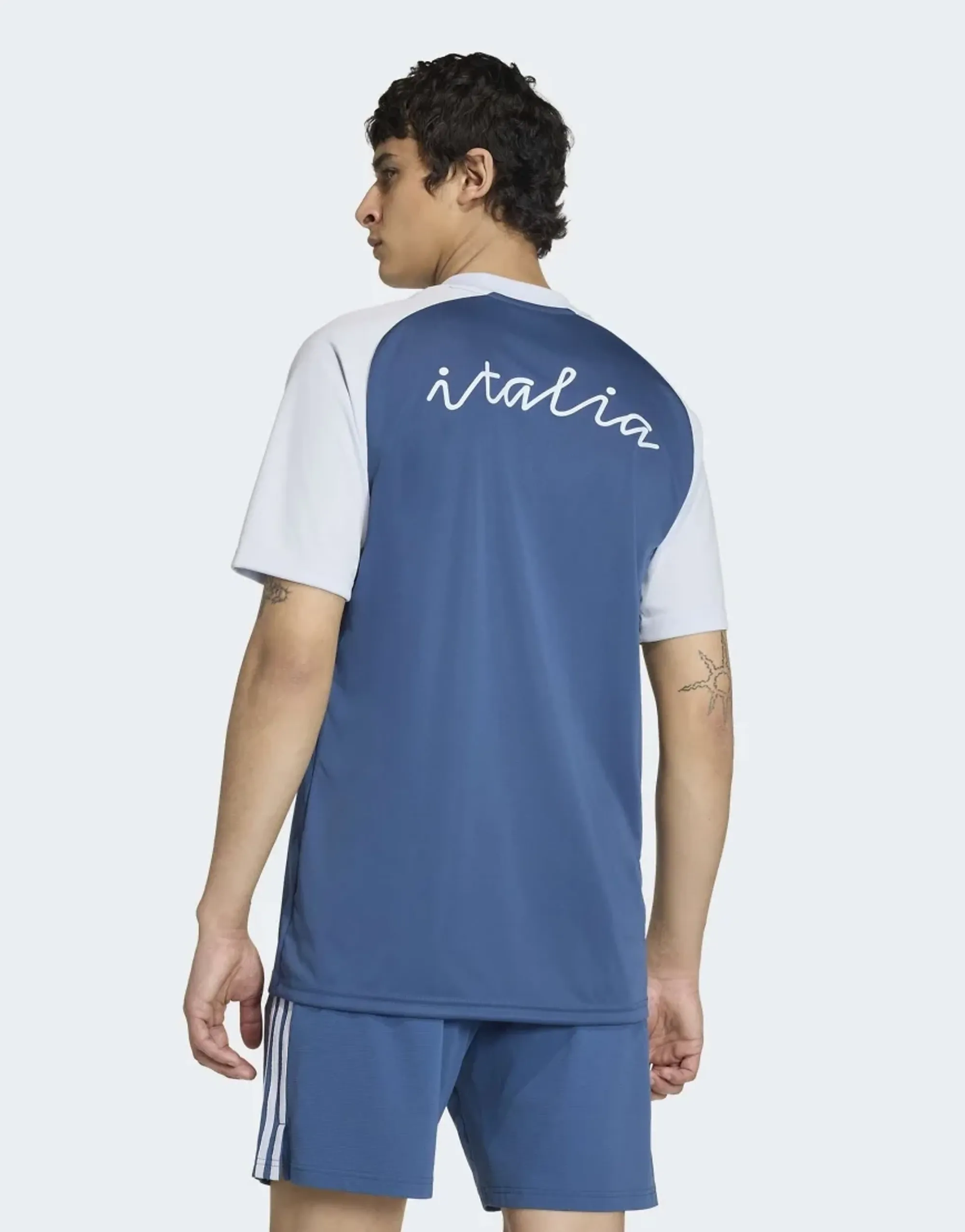 Adidas Performance Italy 26 Away Pre-Match Jersey In Night Marine-Blue