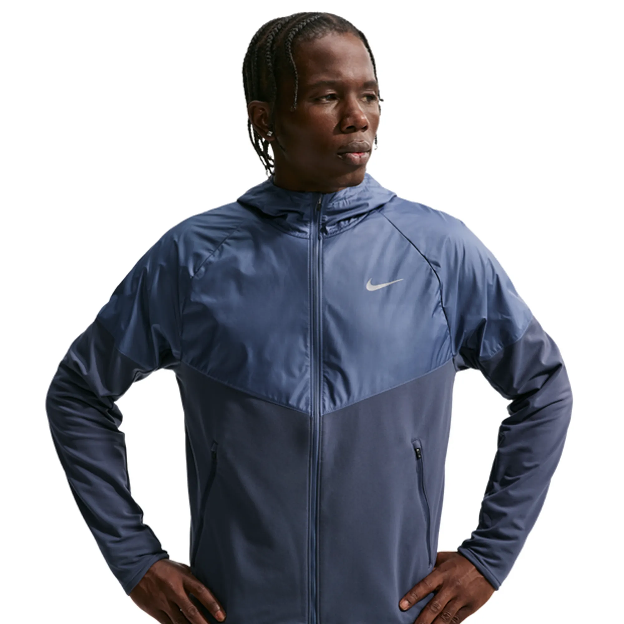 Nike Miler Men Track Tops - Blue