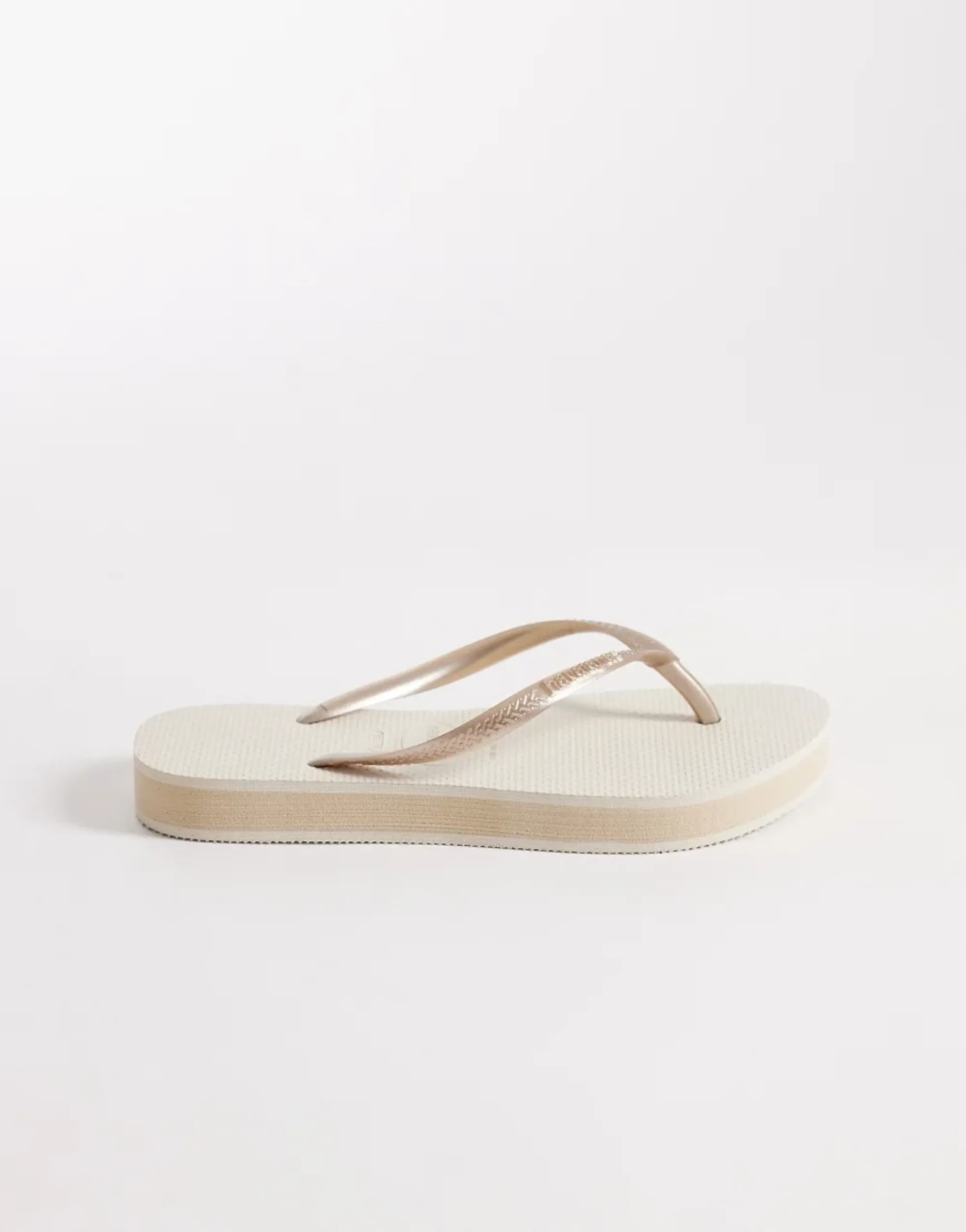 Havaianas Slim|Slim Flatform Women Flip-Flops and Sandals - Beige