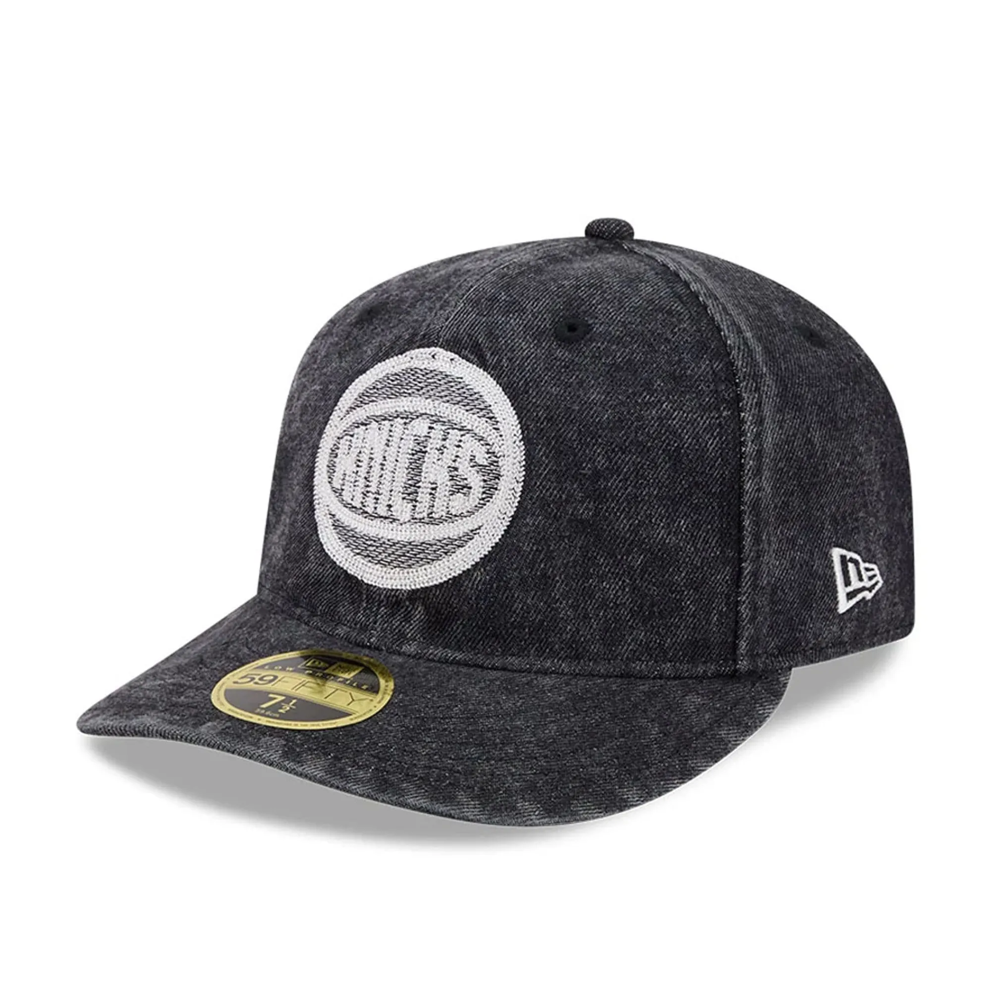 New York Knicks NBA 59FIFTY Day Black Low Profile 59FIFTY Fitted Cap New Era Cap adult unisex