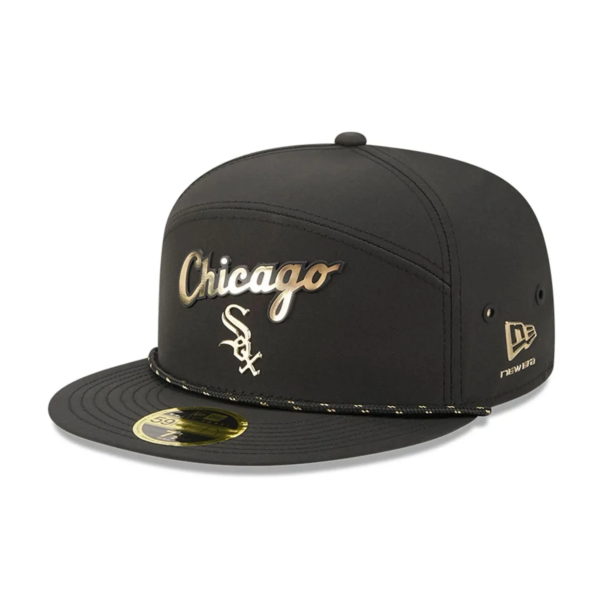 Chicago White Sox MLB 59FIFTY Day Black Split Panel 59FIFTY Fitted Cap New Era Cap adult unisex