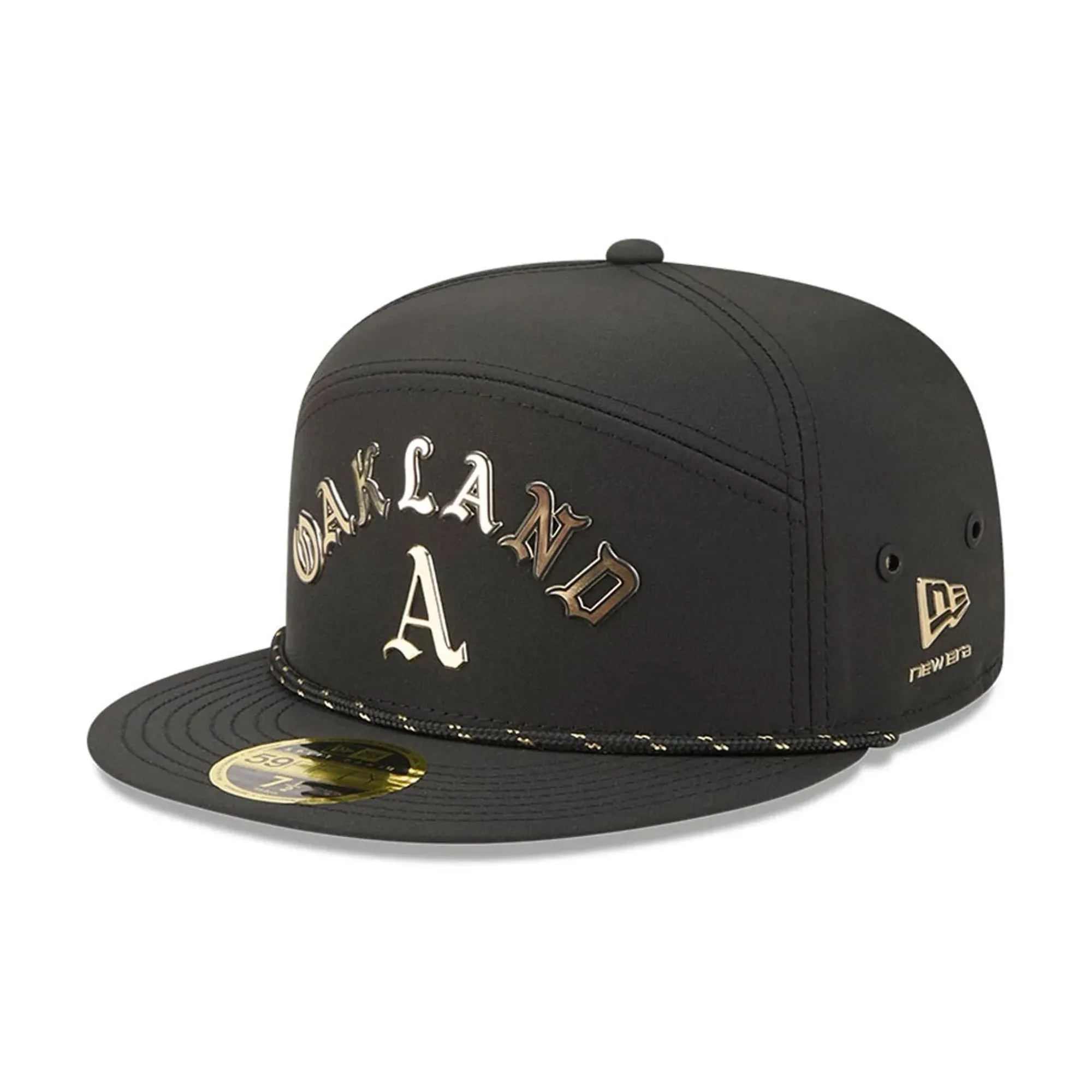 Athletics MLB 59FIFTY Day Black Split Panel 59FIFTY Fitted Cap New Era Cap adult unisex