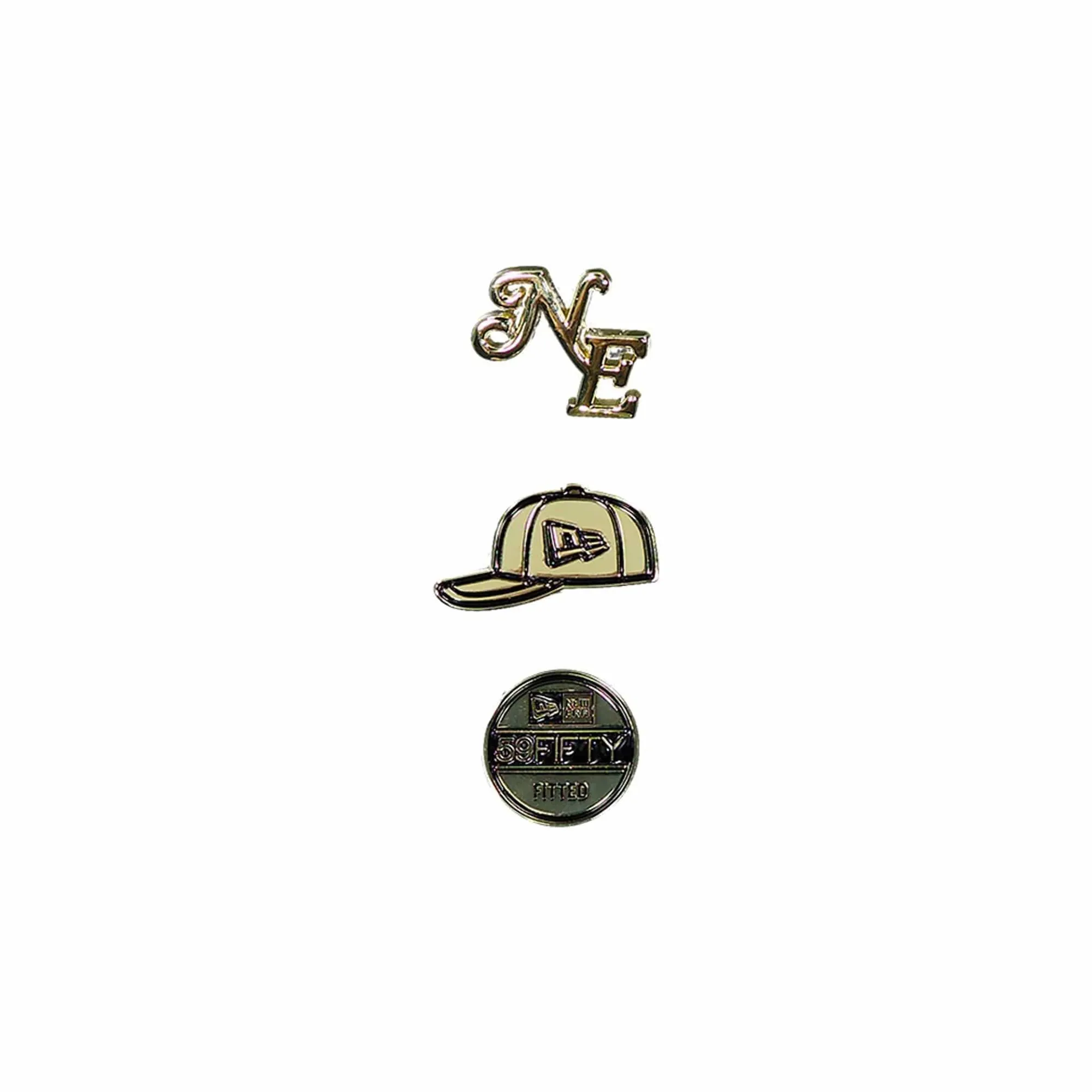 New Era 59FIFTY Day 3 Pack Black Pin Badge adult unisex