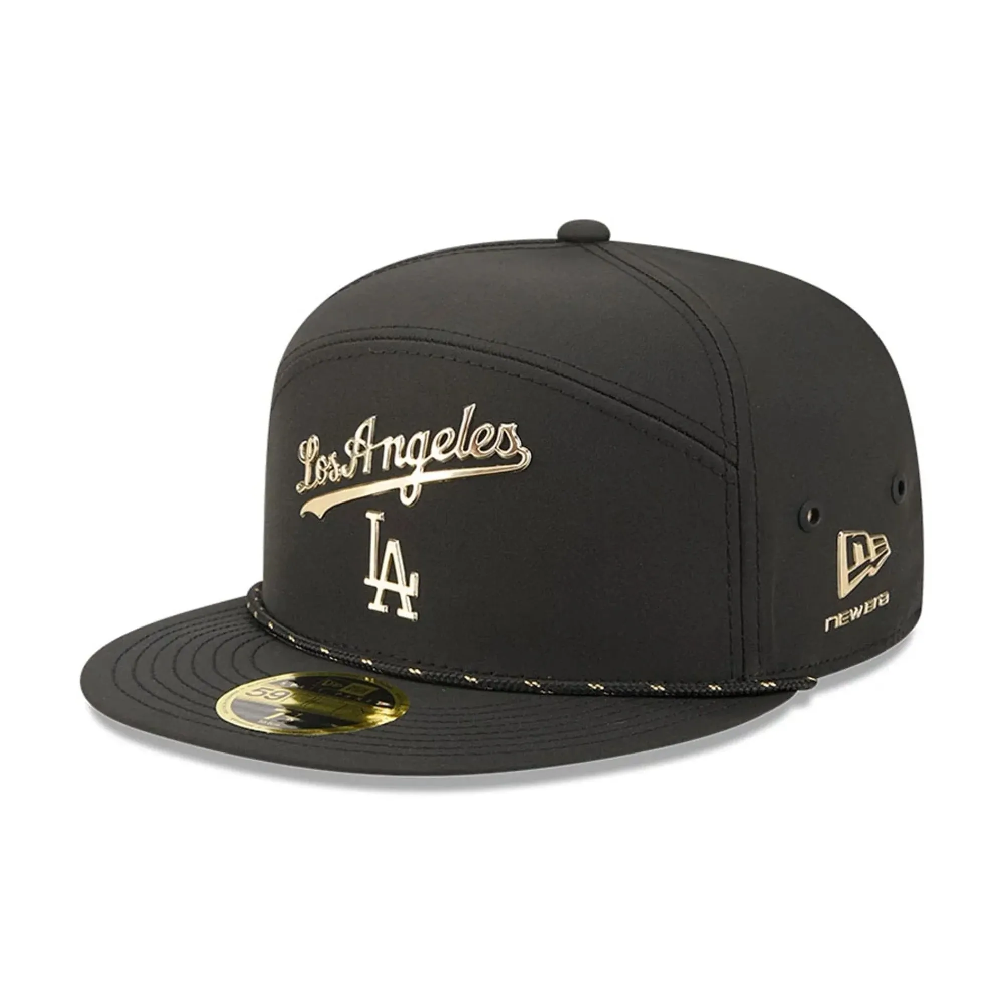 LA Dodgers MLB 59FIFTY Day Black Split Panel 59FIFTY Fitted Cap New Era Cap adult unisex