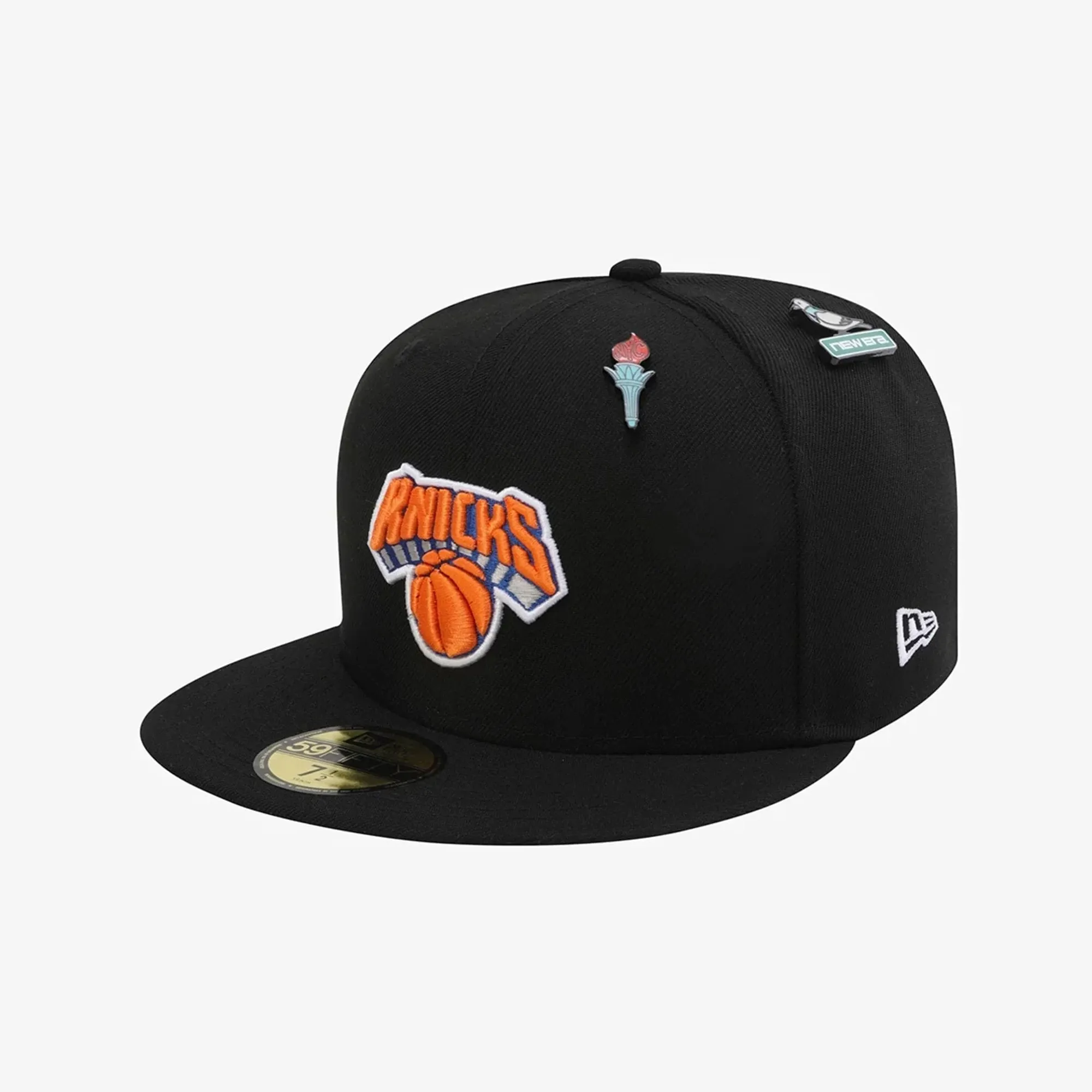 New York Knicks NBA 59FIFTY Day Black 59FIFTY Fitted Cap New Era Cap adult unisex