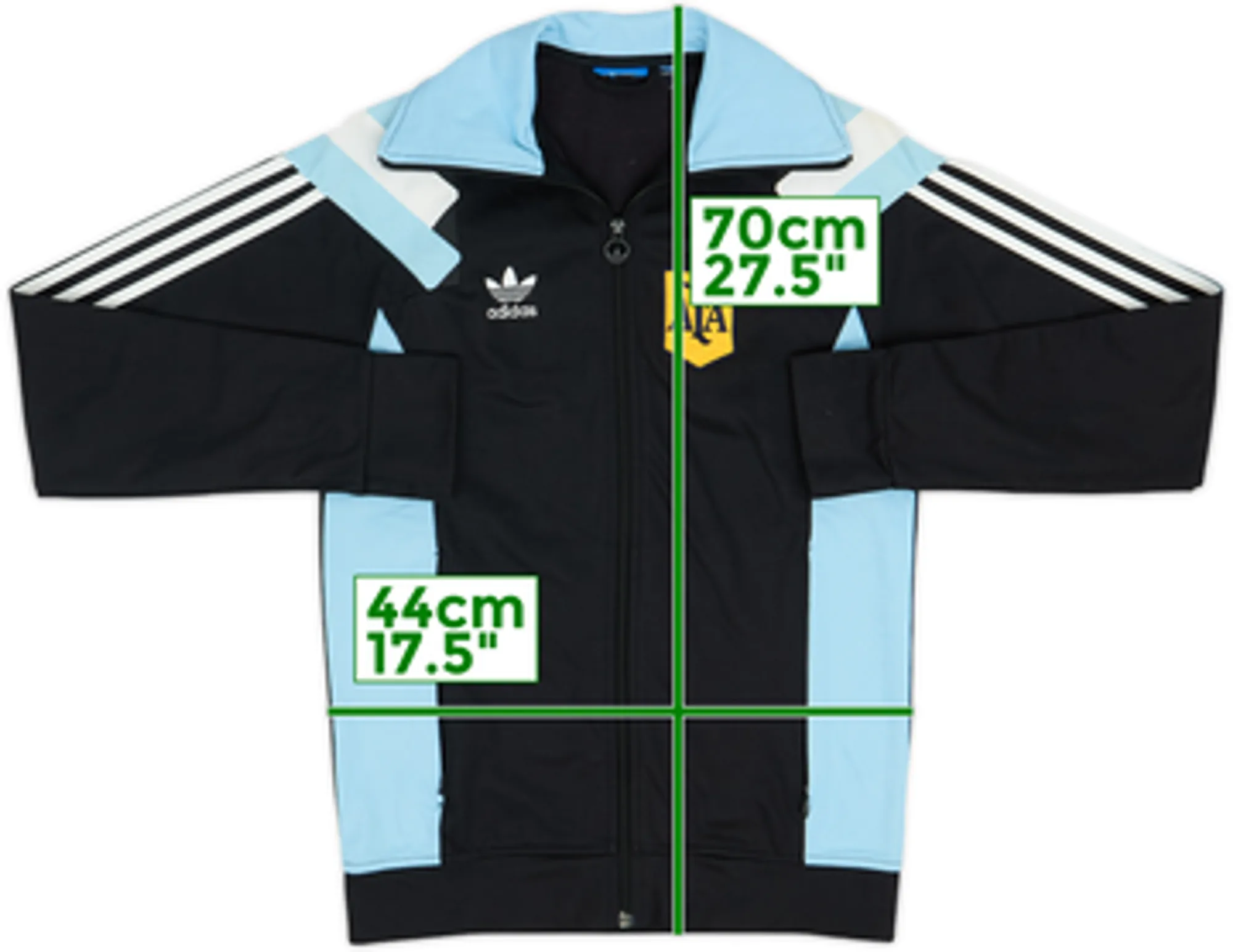 2013-15 Argentina adidas Originals World Cup Track Jacket - 8/10 - (S)
