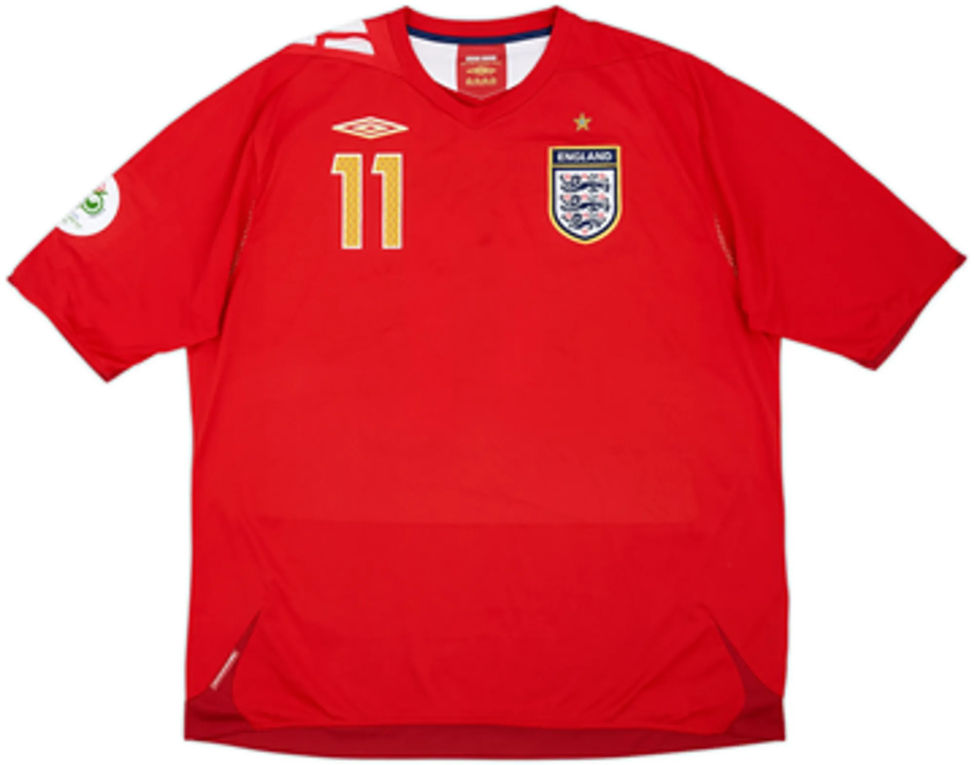 2006-08 England Away Shirt J.Cole #11 - 8/10 - (XXL)