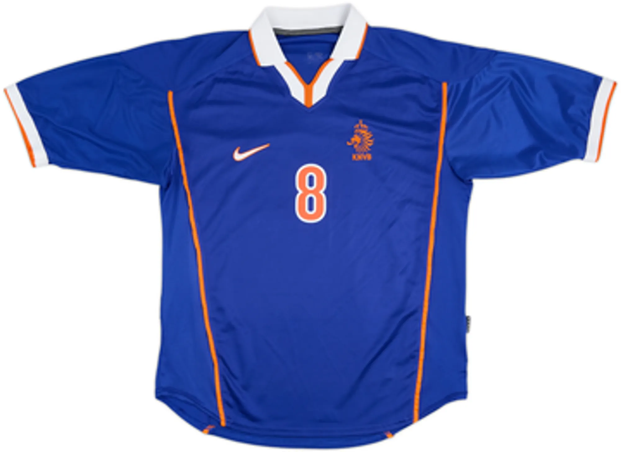 1998-00 Netherlands Away Shirt Bergkamp #8 - 8/10 - (L)