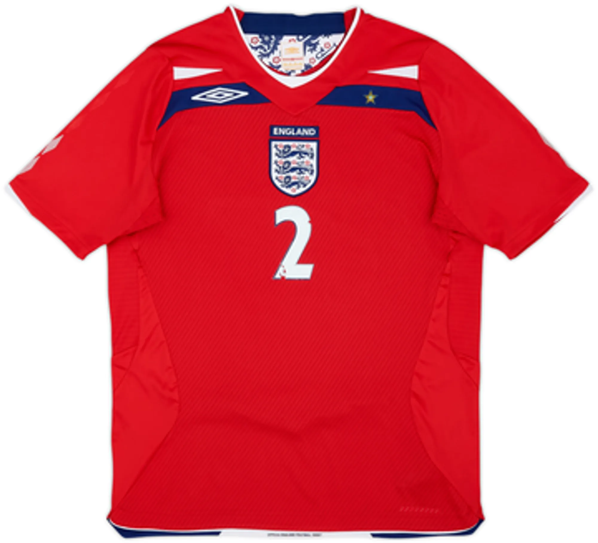 2008-10 England Away Shirt Brown #2 - 4/10 - (M)