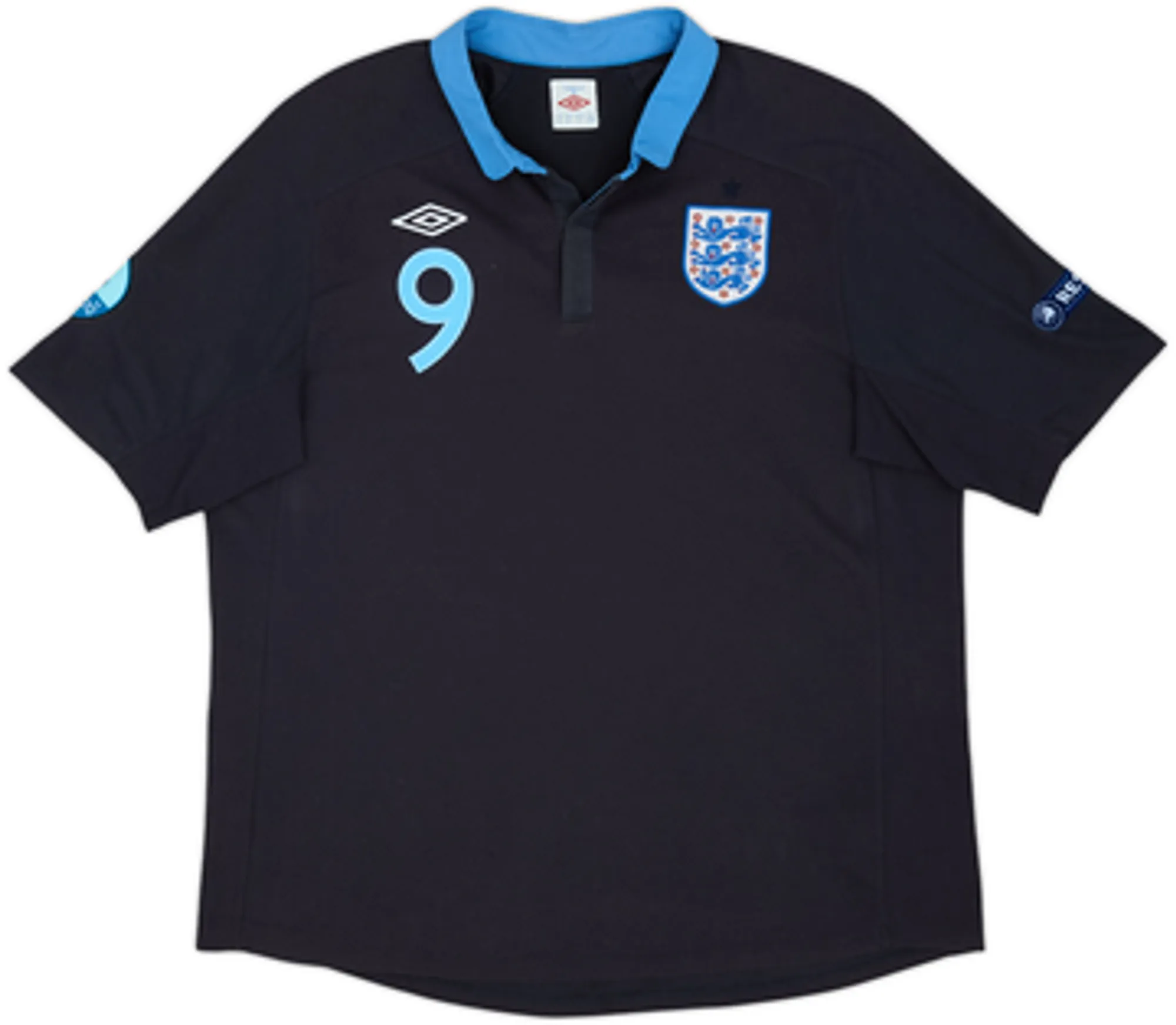 2011-12 England Away Shirt Carroll #9 - 9/10 - (XXL)