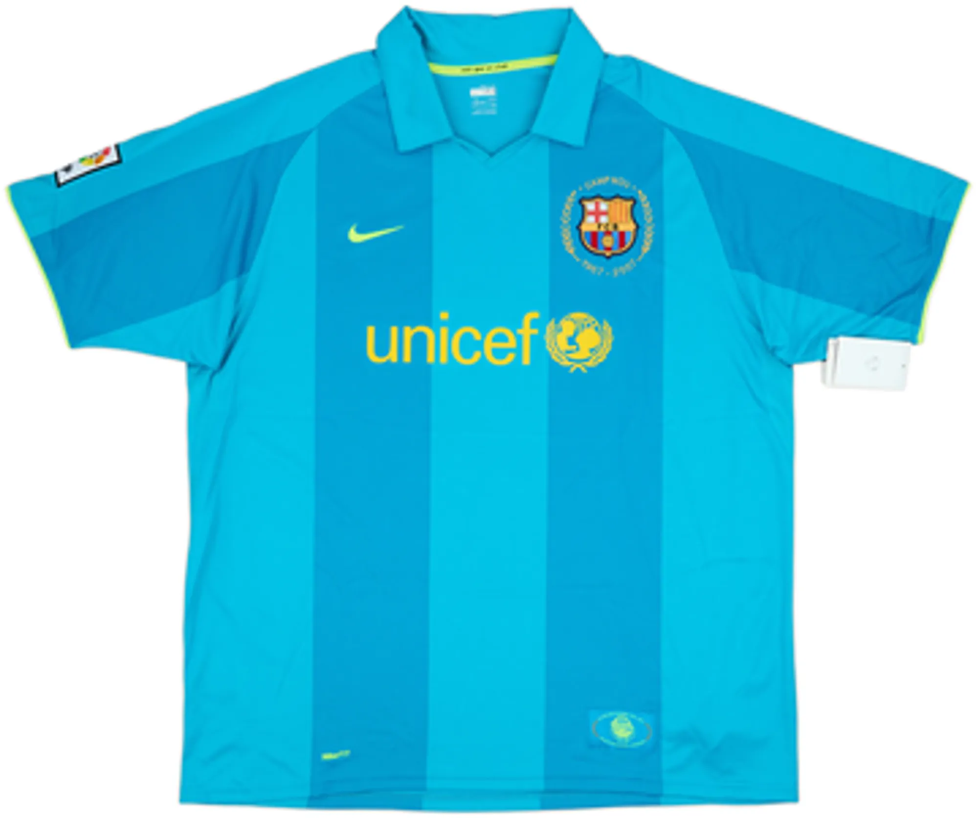 2007-09 Barcelona Away Shirt Messi #19 (XXL)