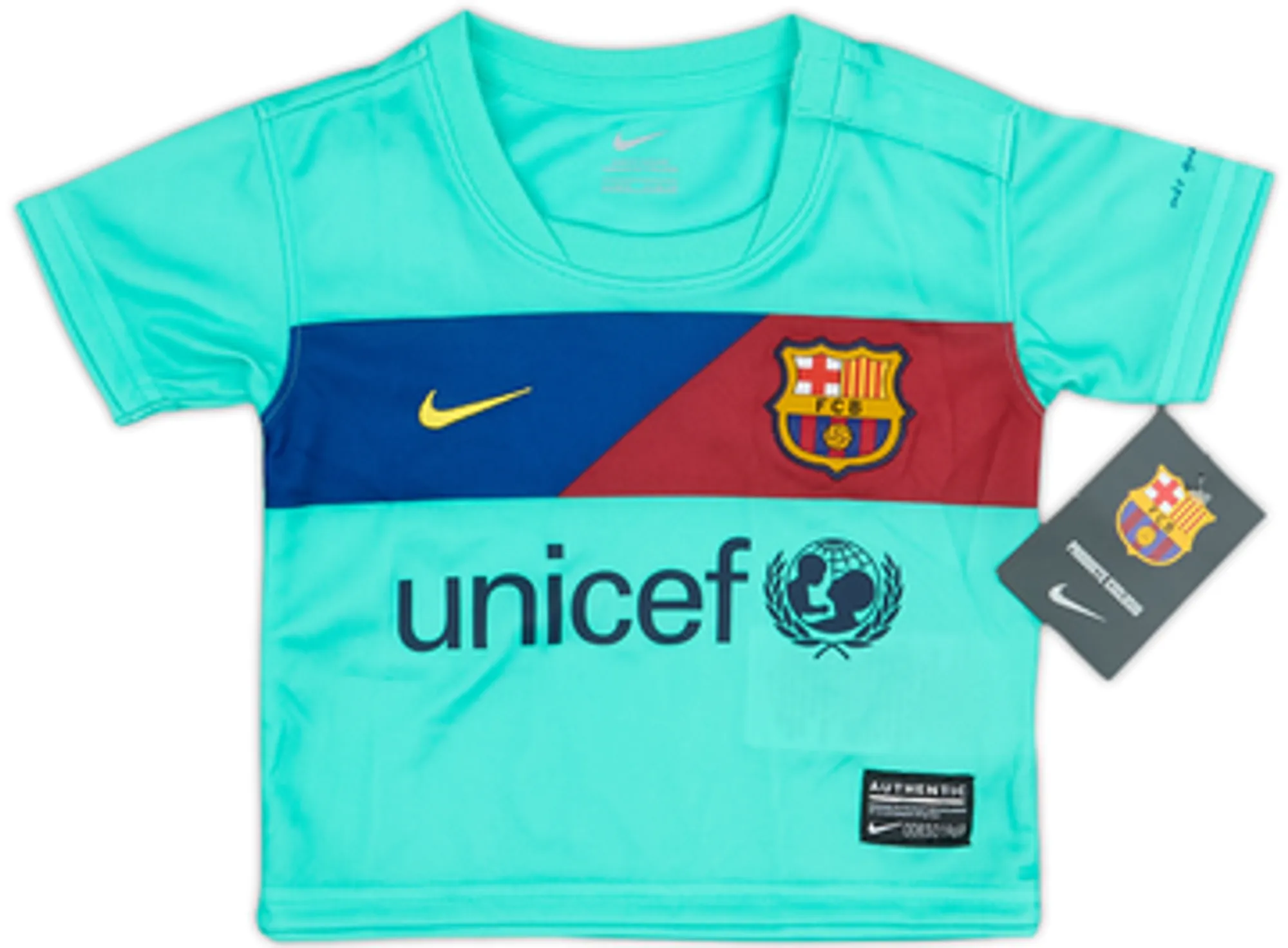 2010-11 Barcelona Away Shirt & Shorts (3-6 Months)