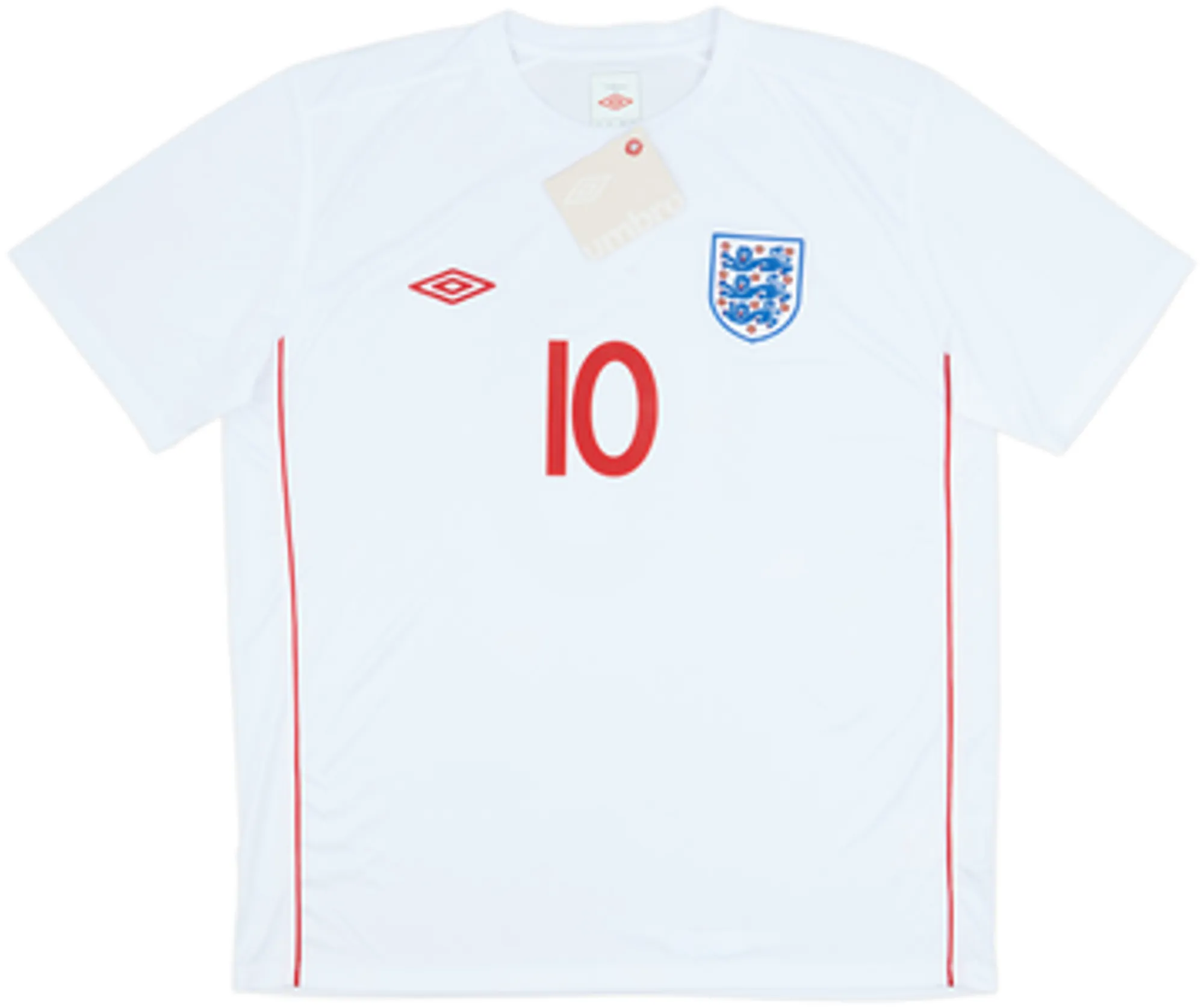 2009-10 England Umbro Training Shirt Rooney #10 (XL)