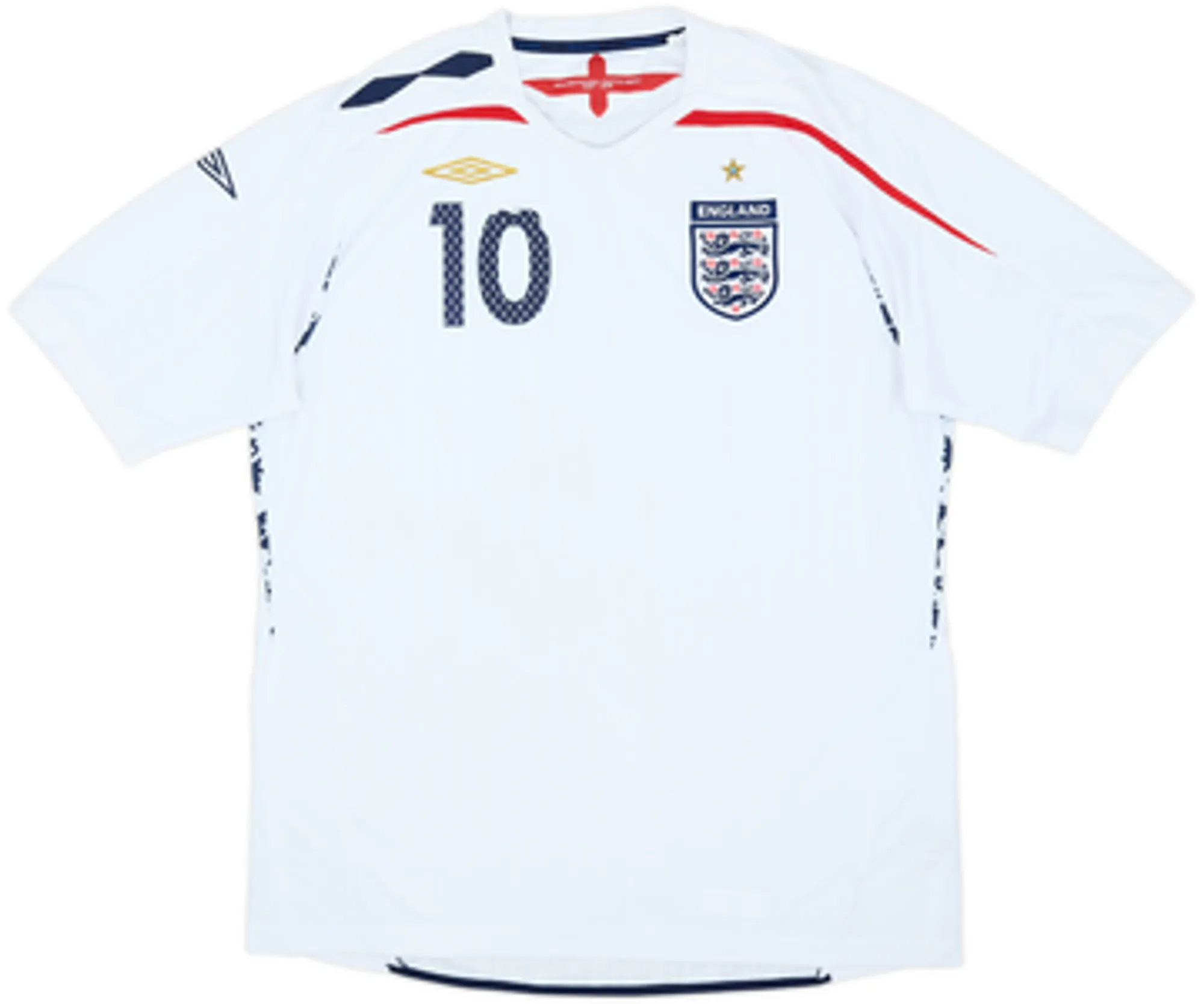 2007-09 England Home Shirt Owen #10 - 5/10 - (XL)