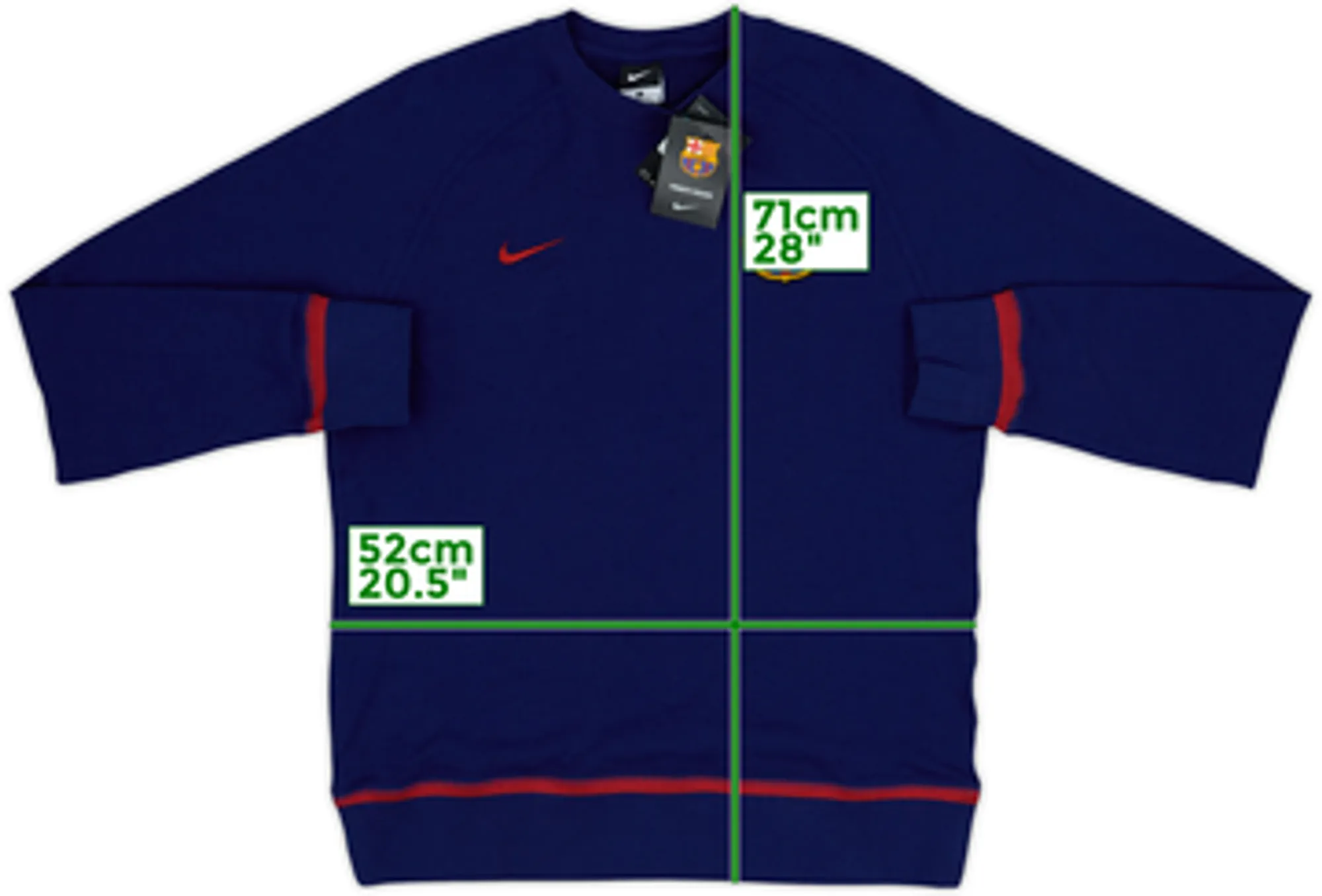 2016-17 Barcelona Nike Sweat Top (M)