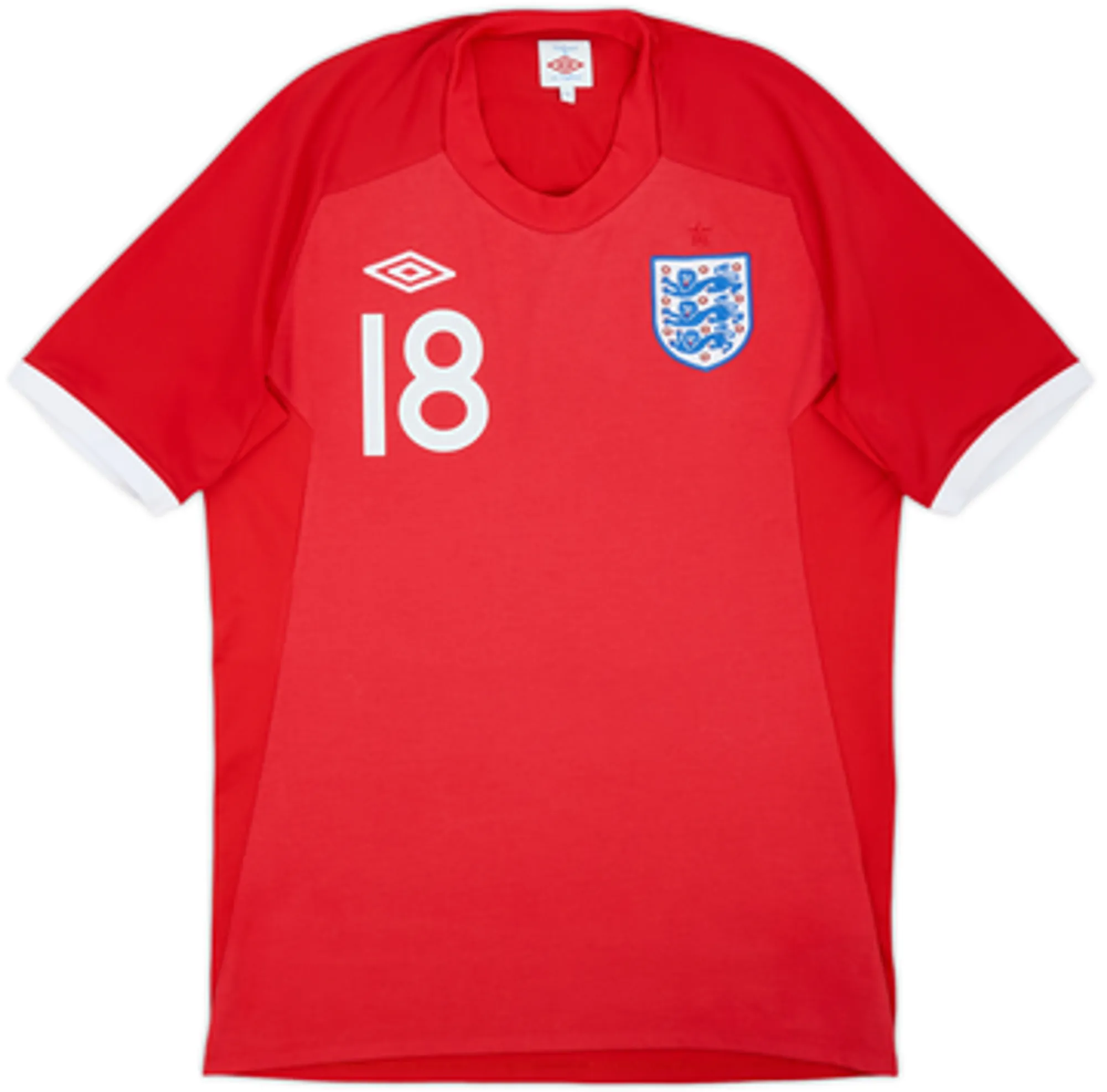 2010-11 England Away Shirt Carragher #18 - 8/10 - (M)